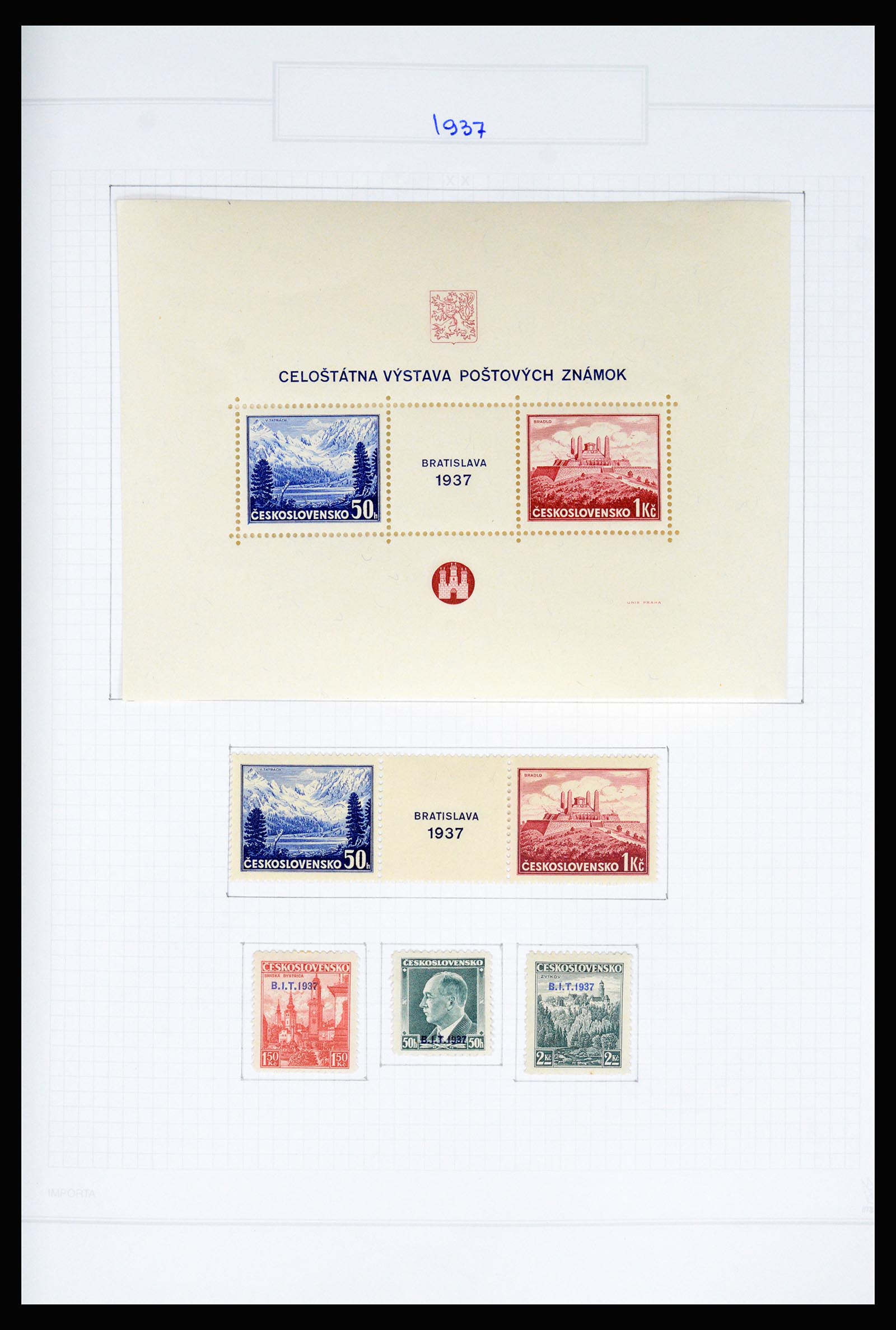 37096 045 - Postzegelverzameling 37096 Tsjechoslowakije 1918-2018.
