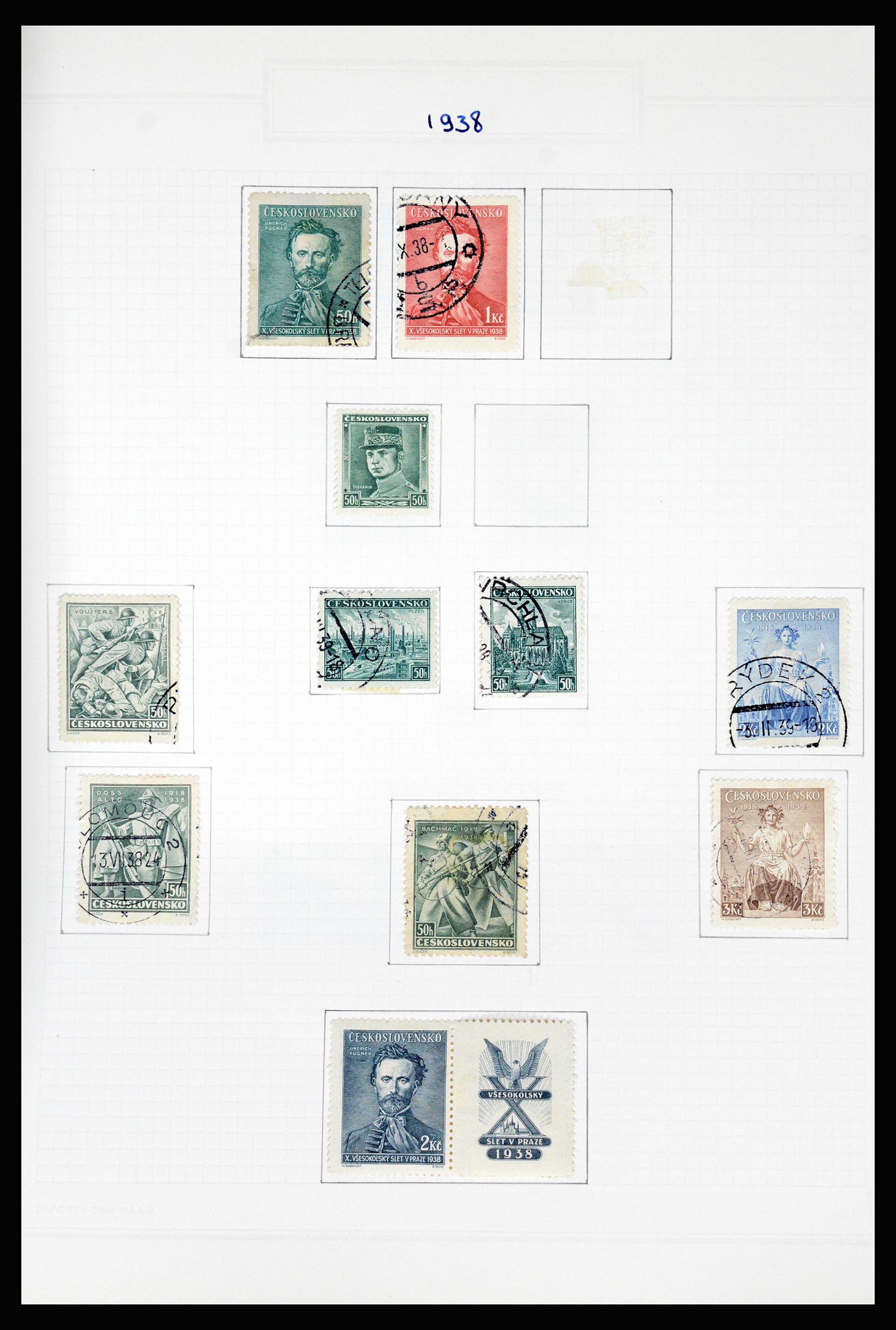 37096 048 - Postzegelverzameling 37096 Tsjechoslowakije 1918-2018.
