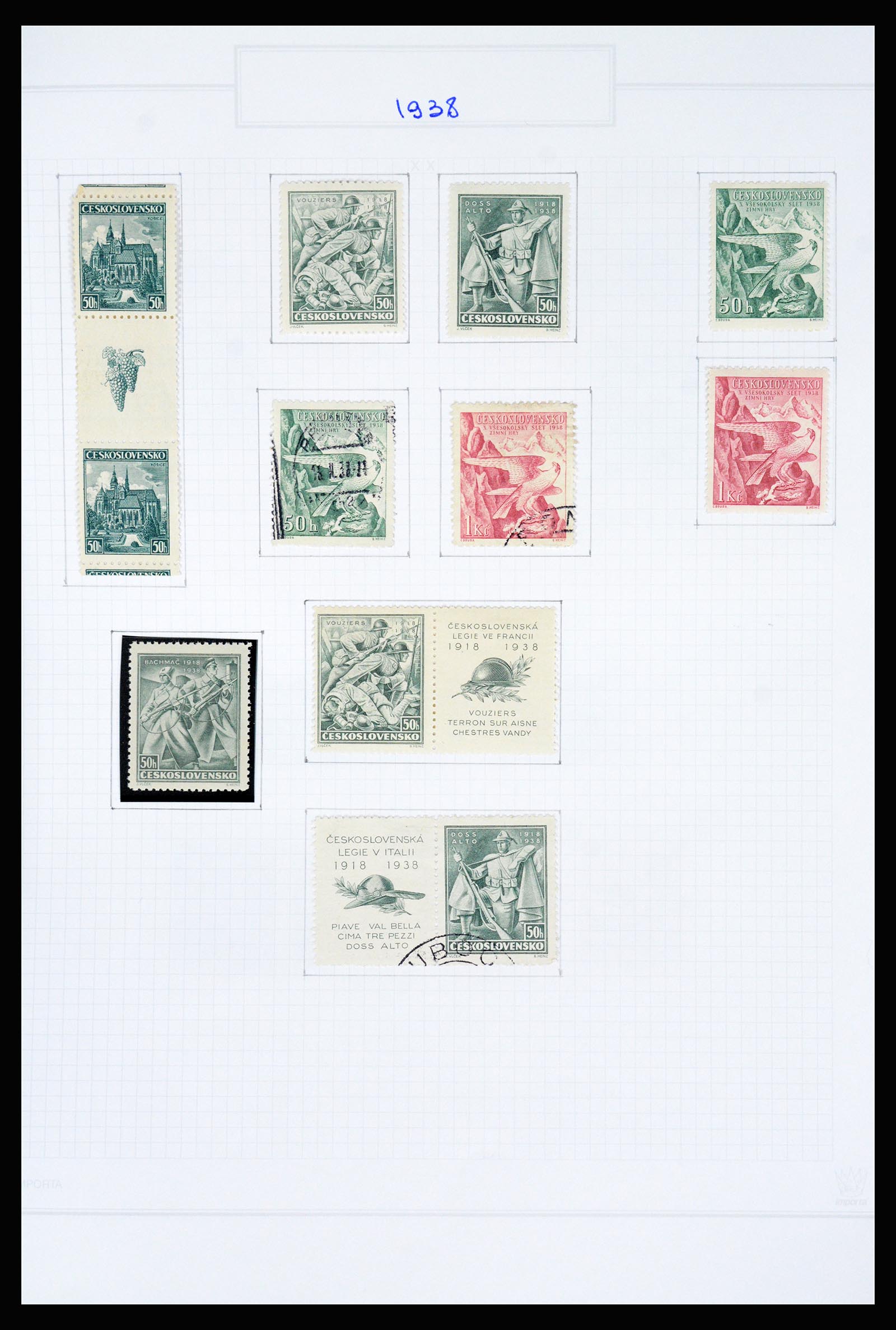 37096 050 - Postzegelverzameling 37096 Tsjechoslowakije 1918-2018.