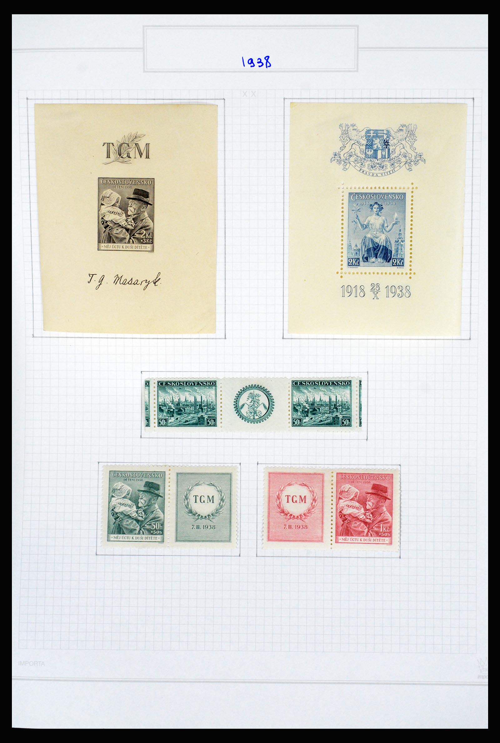 37096 051 - Postzegelverzameling 37096 Tsjechoslowakije 1918-2018.