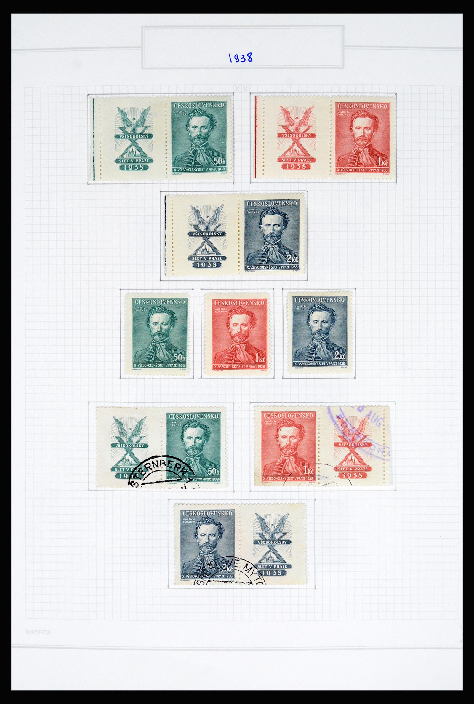 37096 052 - Postzegelverzameling 37096 Tsjechoslowakije 1918-2018.
