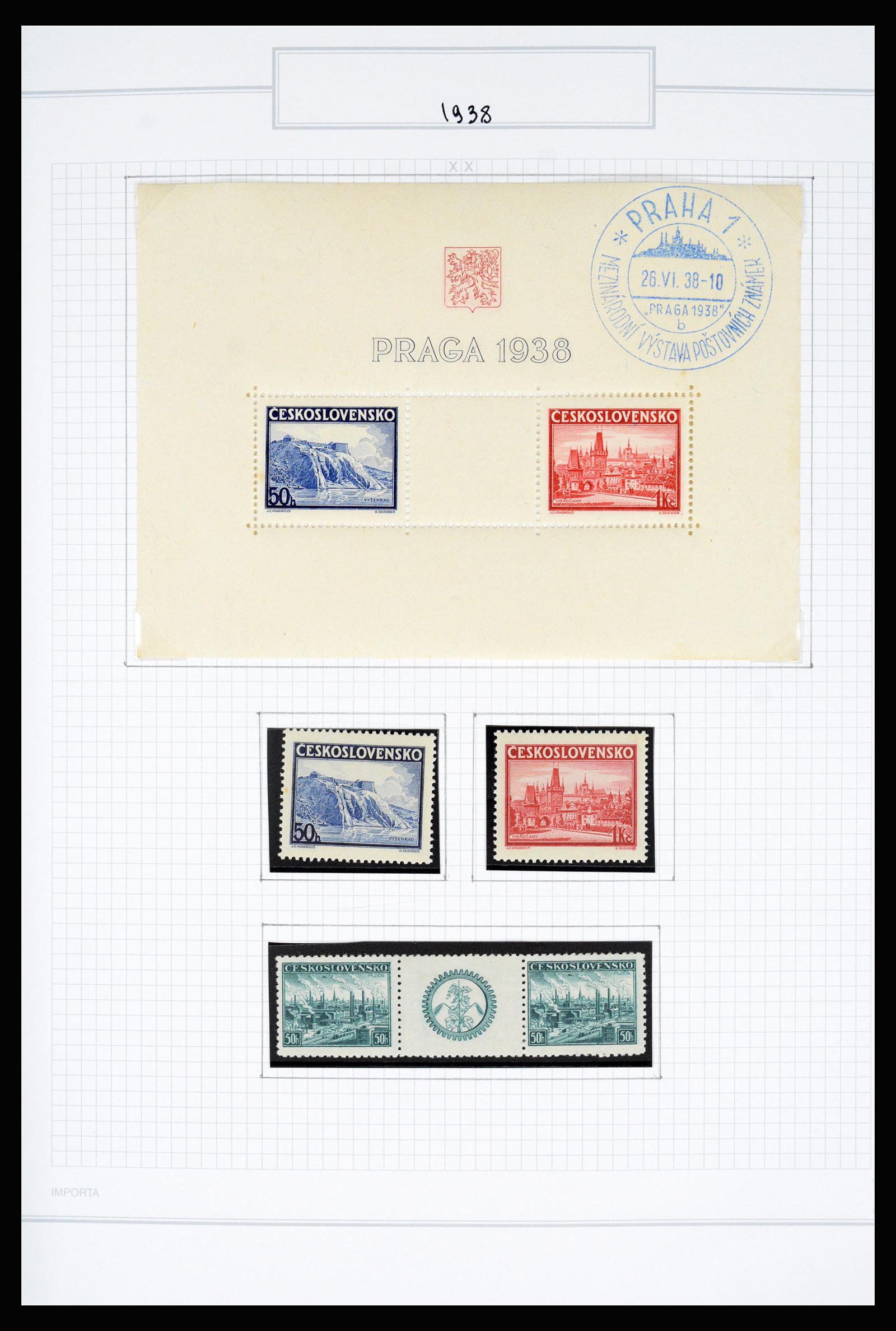 37096 053 - Postzegelverzameling 37096 Tsjechoslowakije 1918-2018.