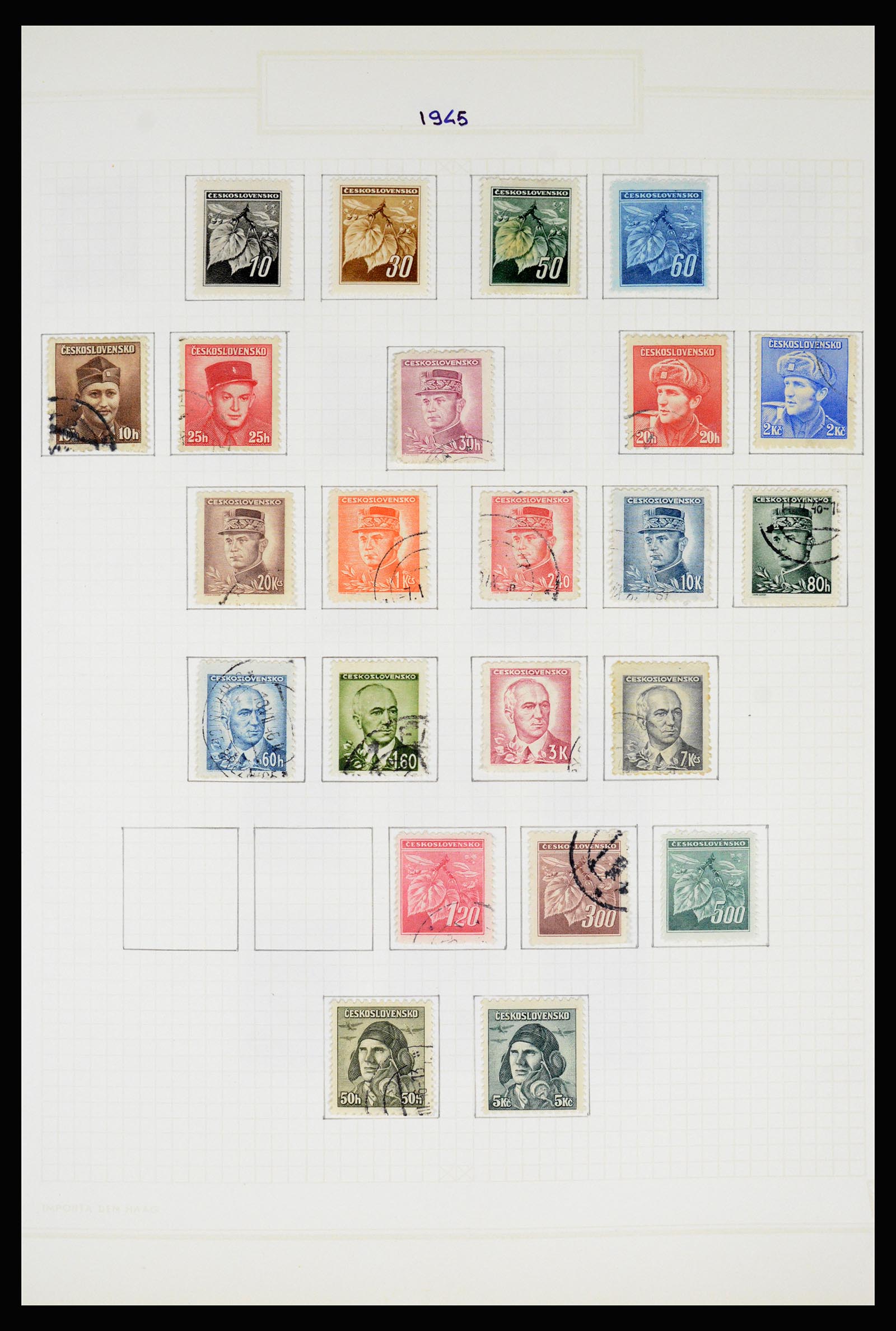37096 055 - Stamp collection 37096 Czechoslovakia 1918-2018.