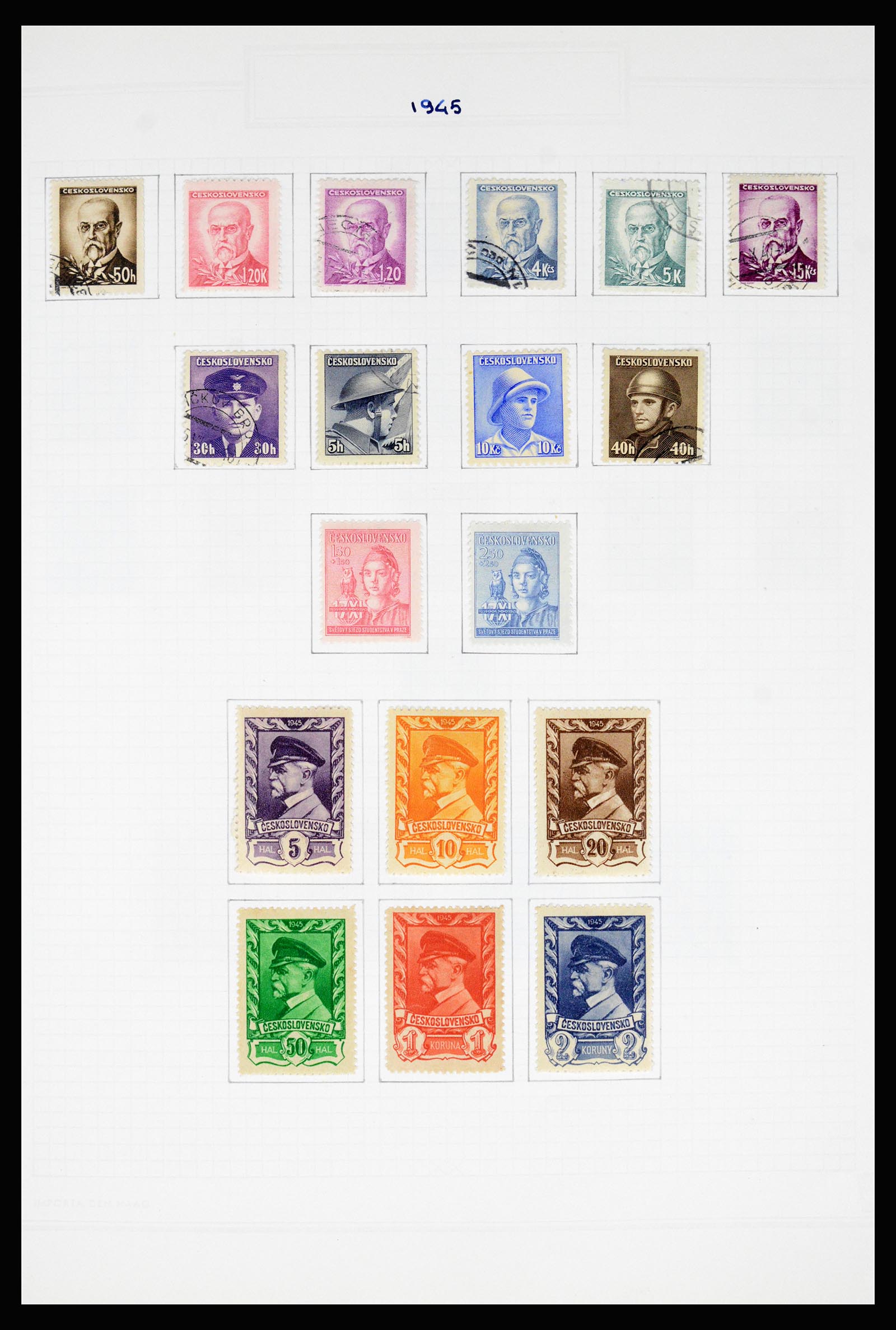 37096 056 - Postzegelverzameling 37096 Tsjechoslowakije 1918-2018.