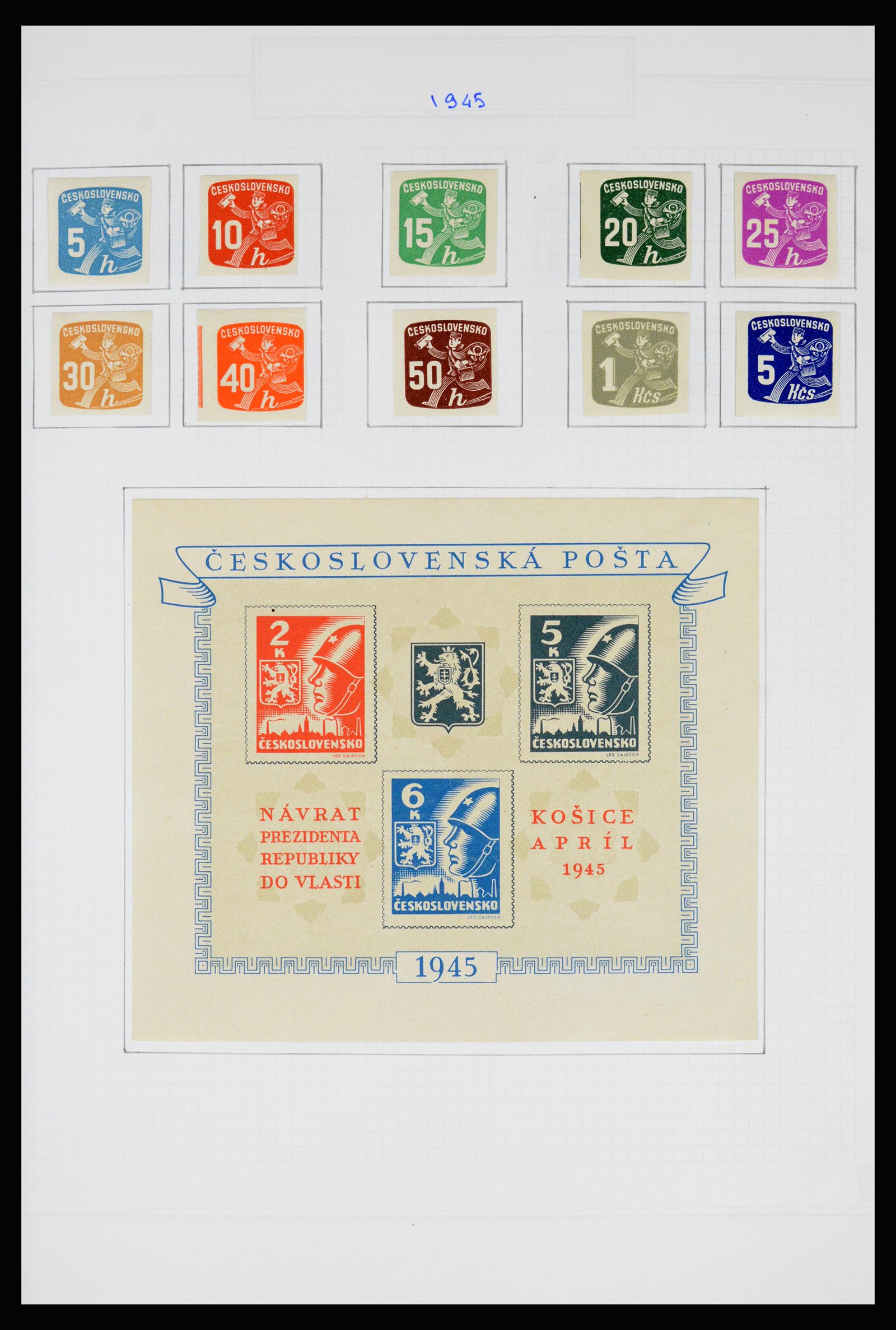 37096 058 - Postzegelverzameling 37096 Tsjechoslowakije 1918-2018.