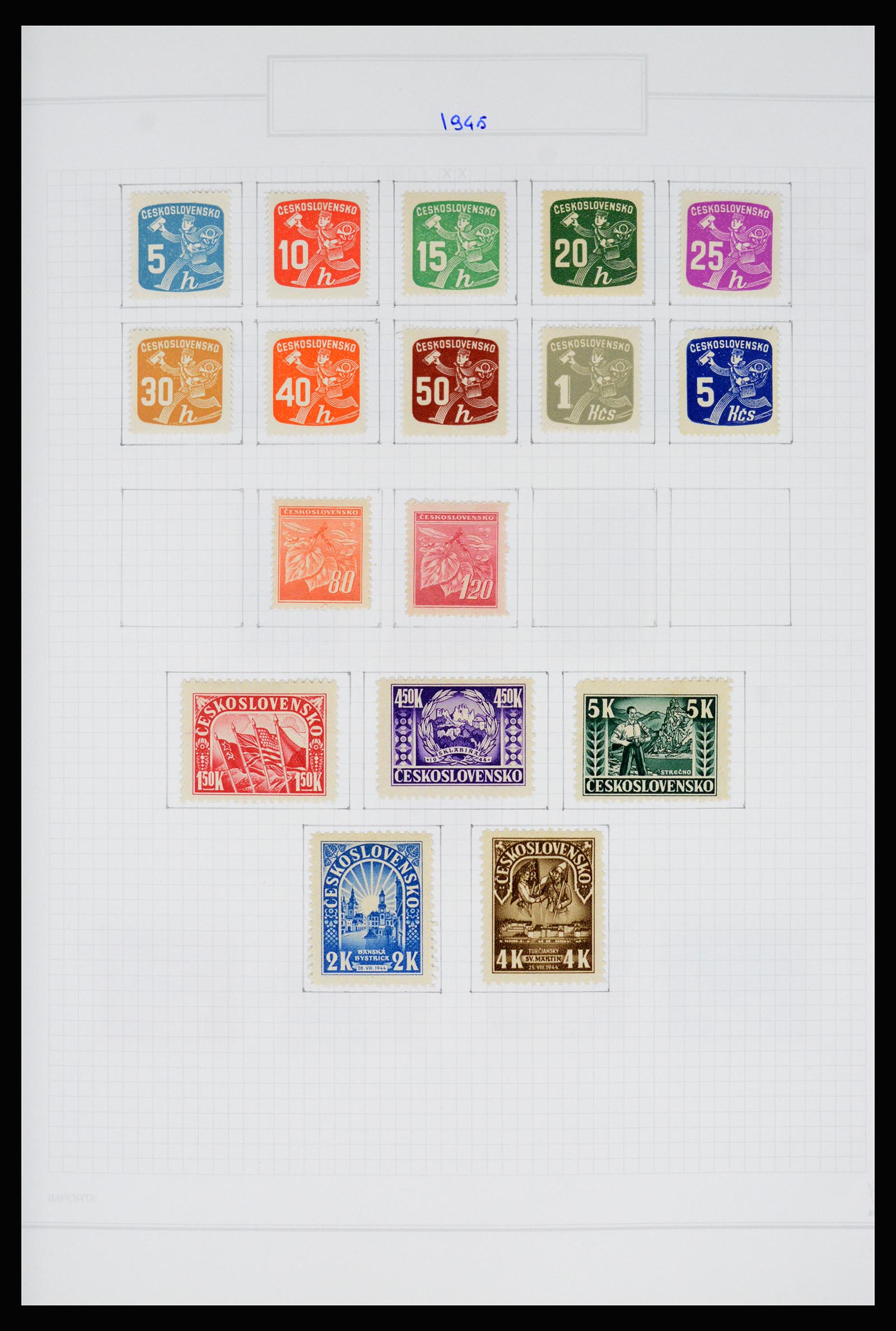 37096 059 - Postzegelverzameling 37096 Tsjechoslowakije 1918-2018.