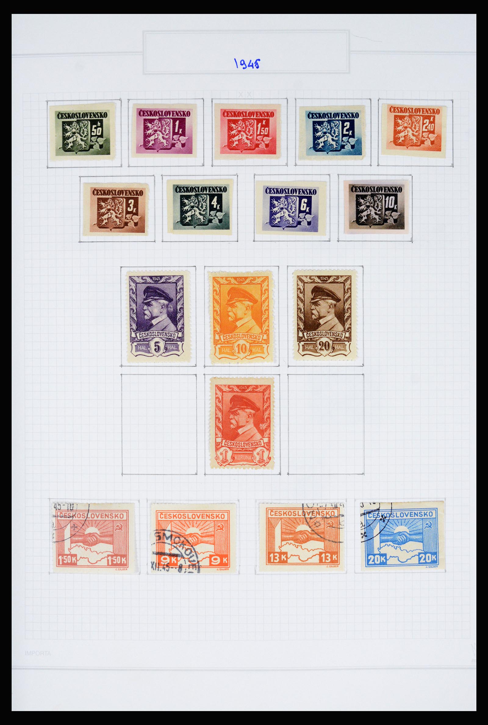 37096 060 - Postzegelverzameling 37096 Tsjechoslowakije 1918-2018.
