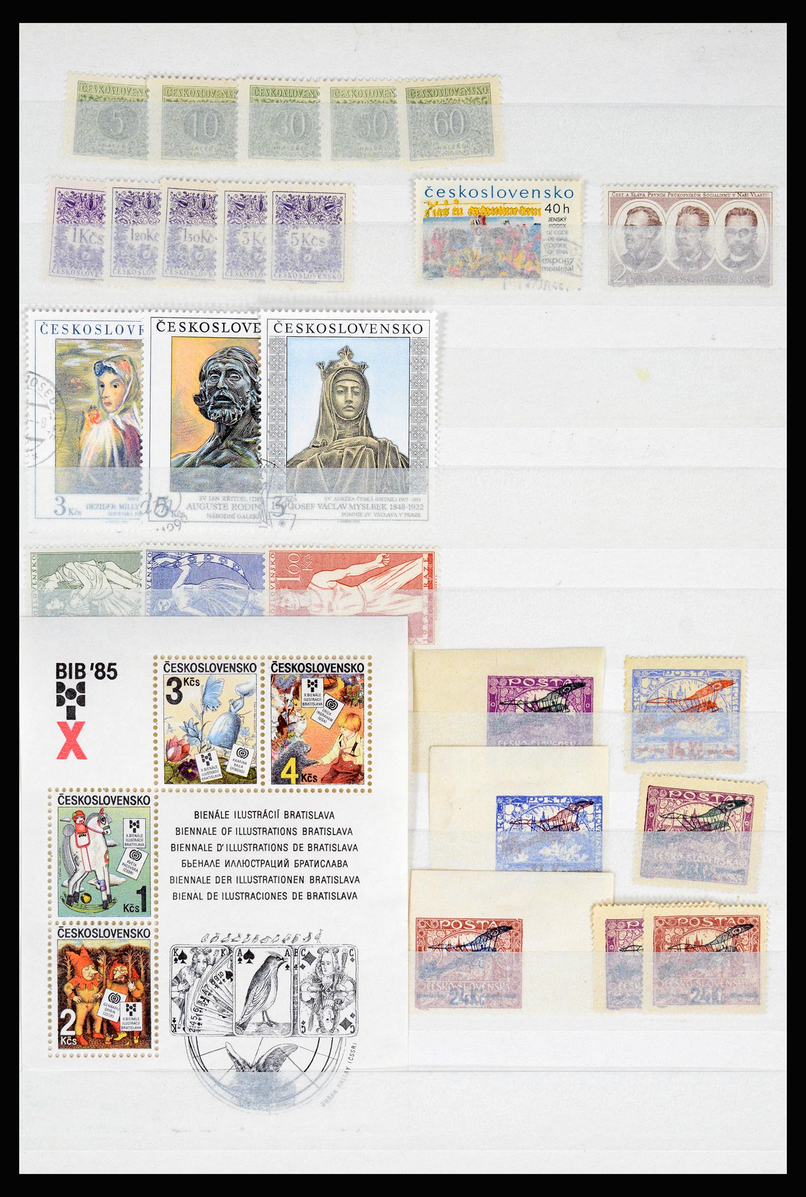 37096 824 - Stamp collection 37096 Czechoslovakia 1918-2018.