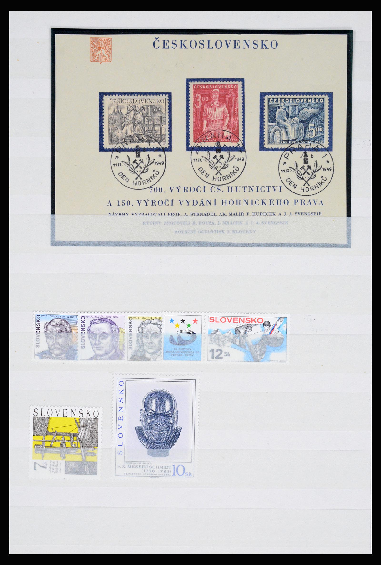 37096 829 - Stamp collection 37096 Czechoslovakia 1918-2018.