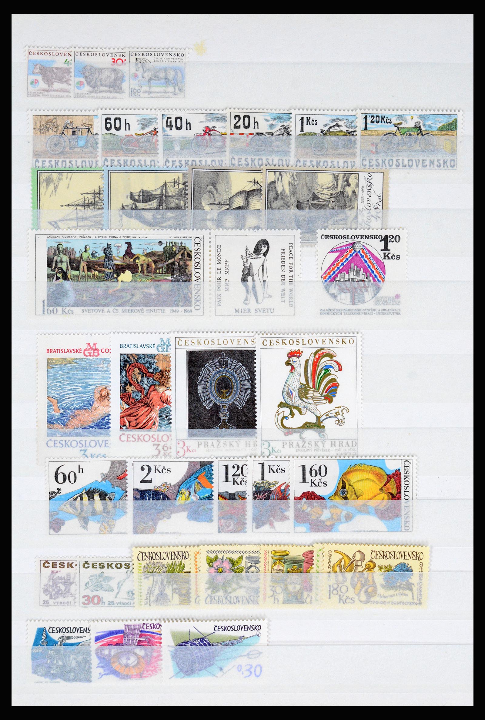 37096 832 - Stamp collection 37096 Czechoslovakia 1918-2018.