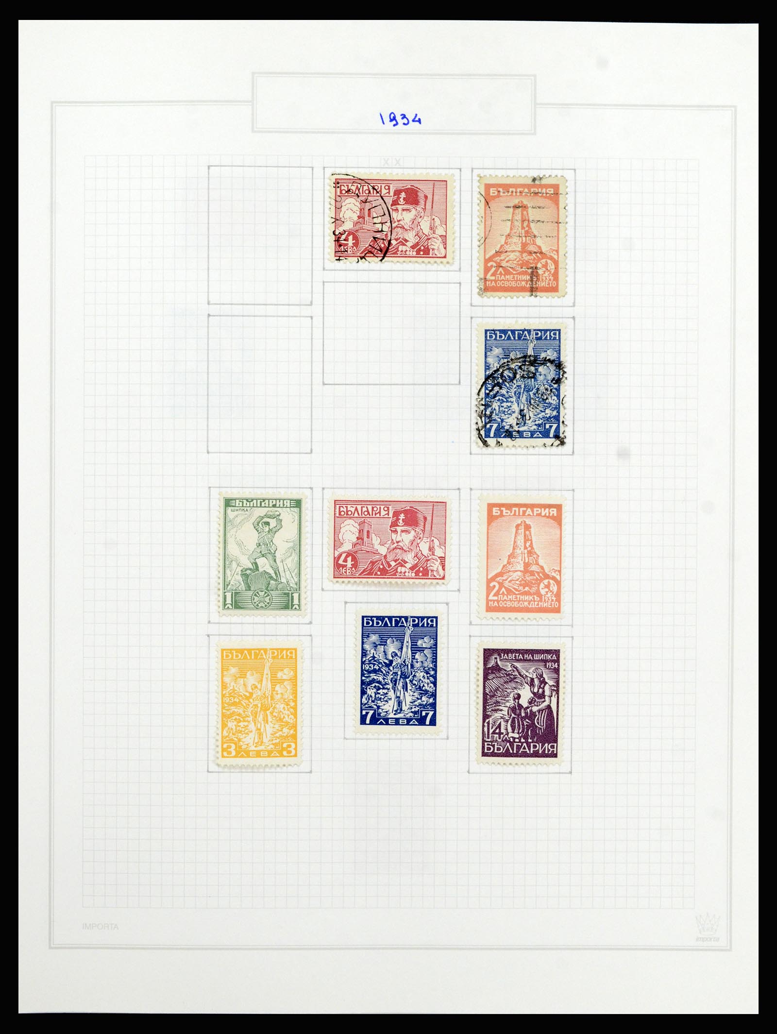 37098 040 - Postzegelverzameling 37098 Bulgarije 1879-2018!