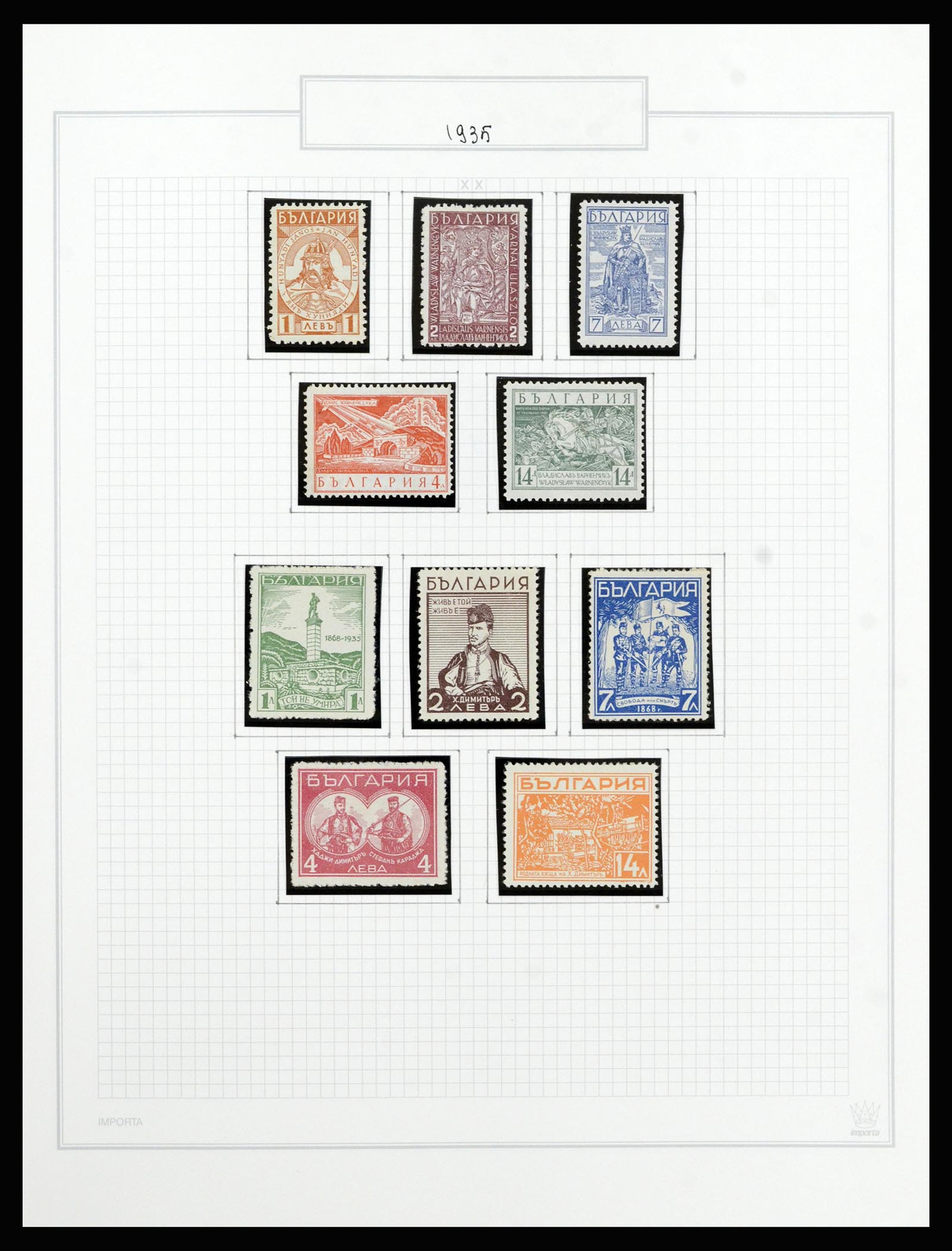 37098 042 - Postzegelverzameling 37098 Bulgarije 1879-2018!