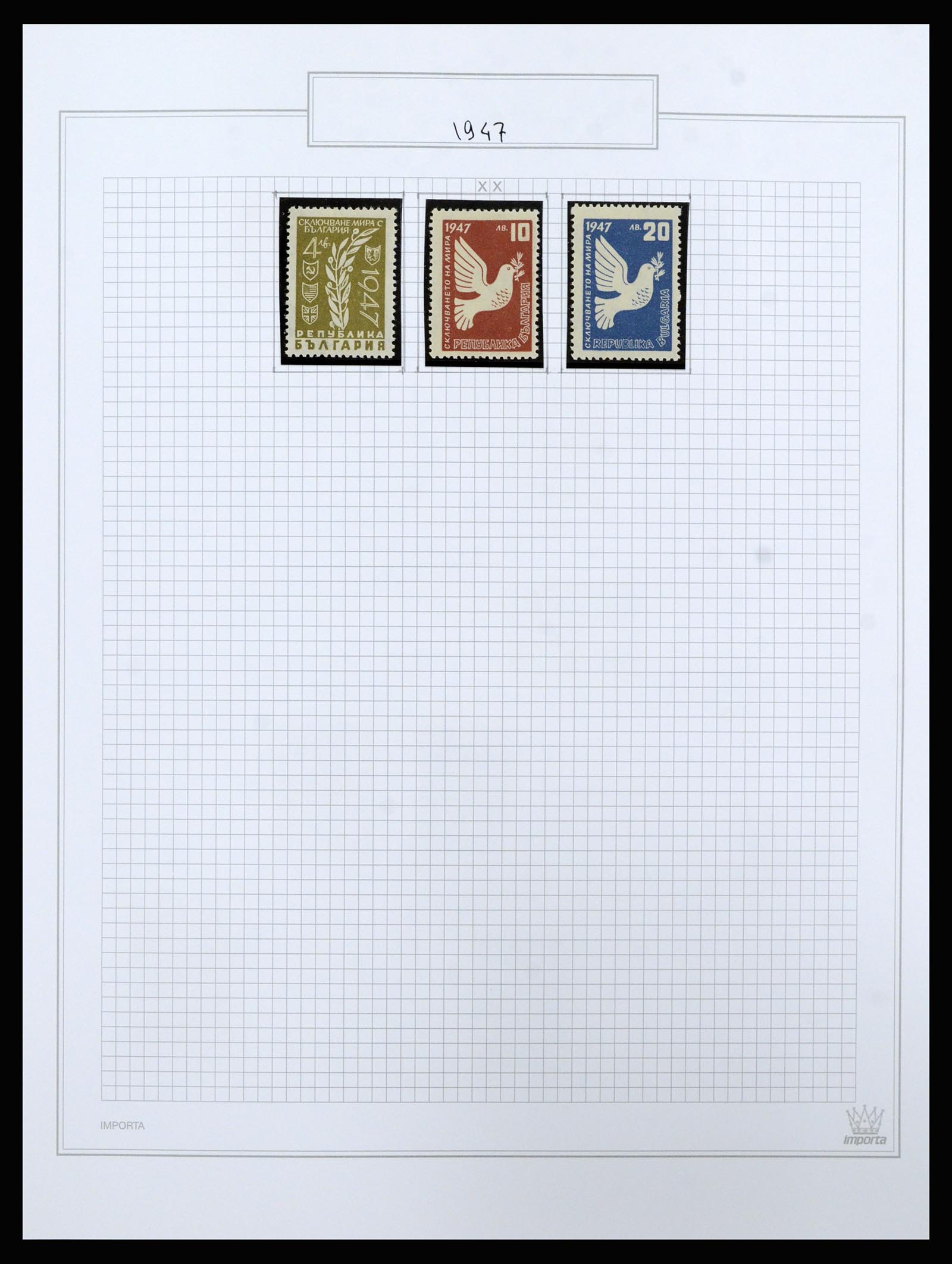 37098 091 - Postzegelverzameling 37098 Bulgarije 1879-2018!