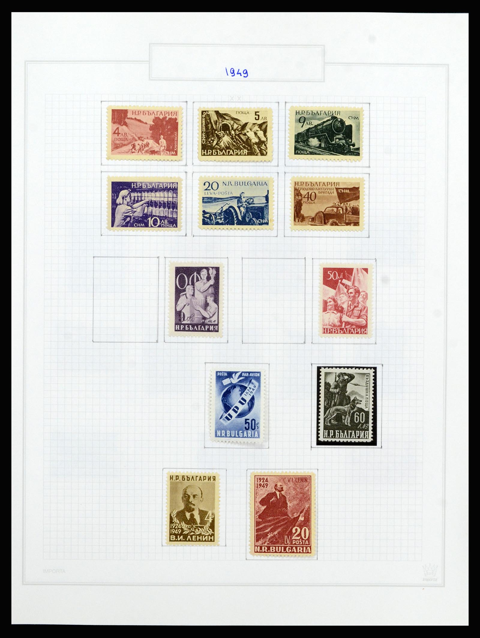 37098 100 - Postzegelverzameling 37098 Bulgarije 1879-2018!