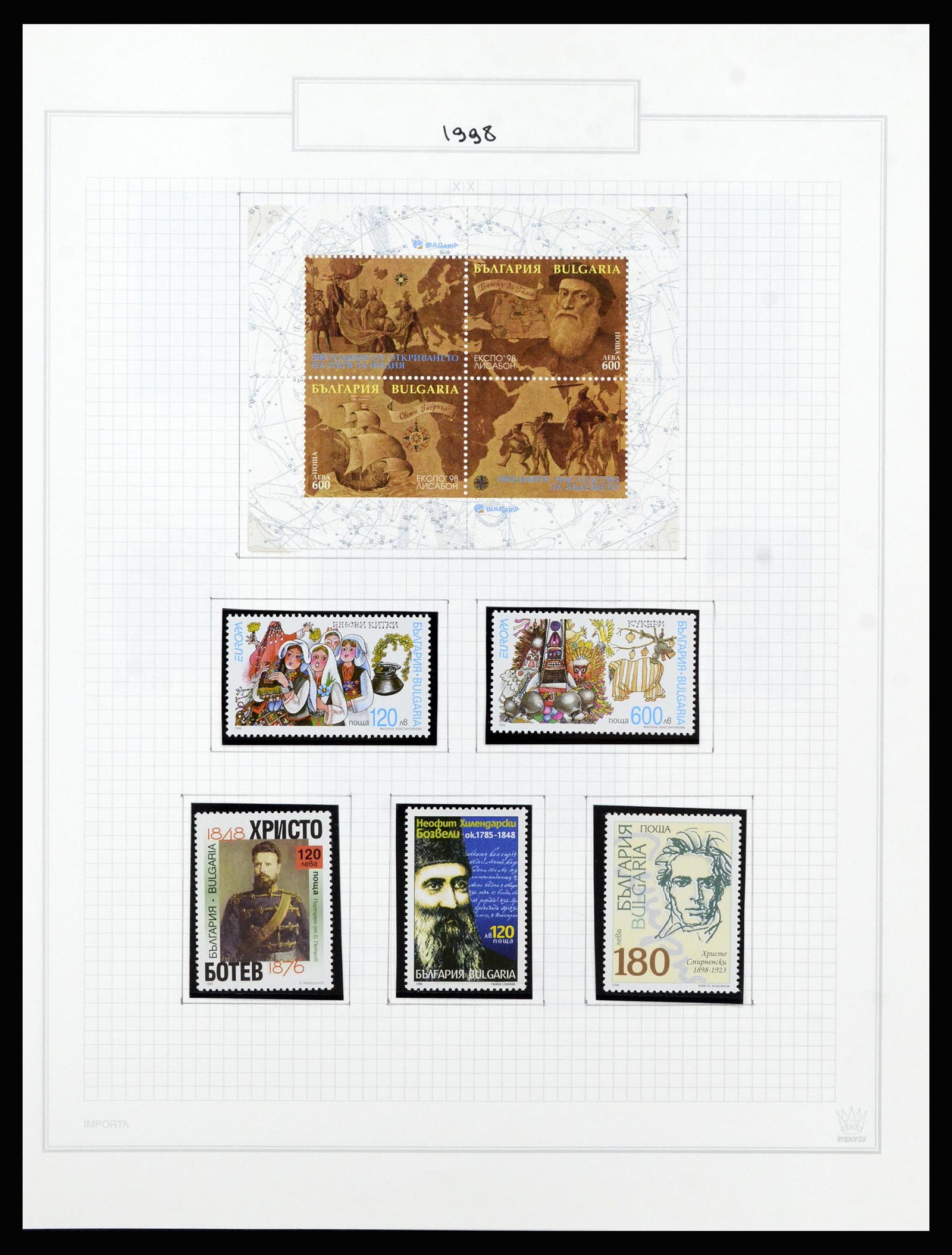 37098 724 - Postzegelverzameling 37098 Bulgarije 1879-2018!