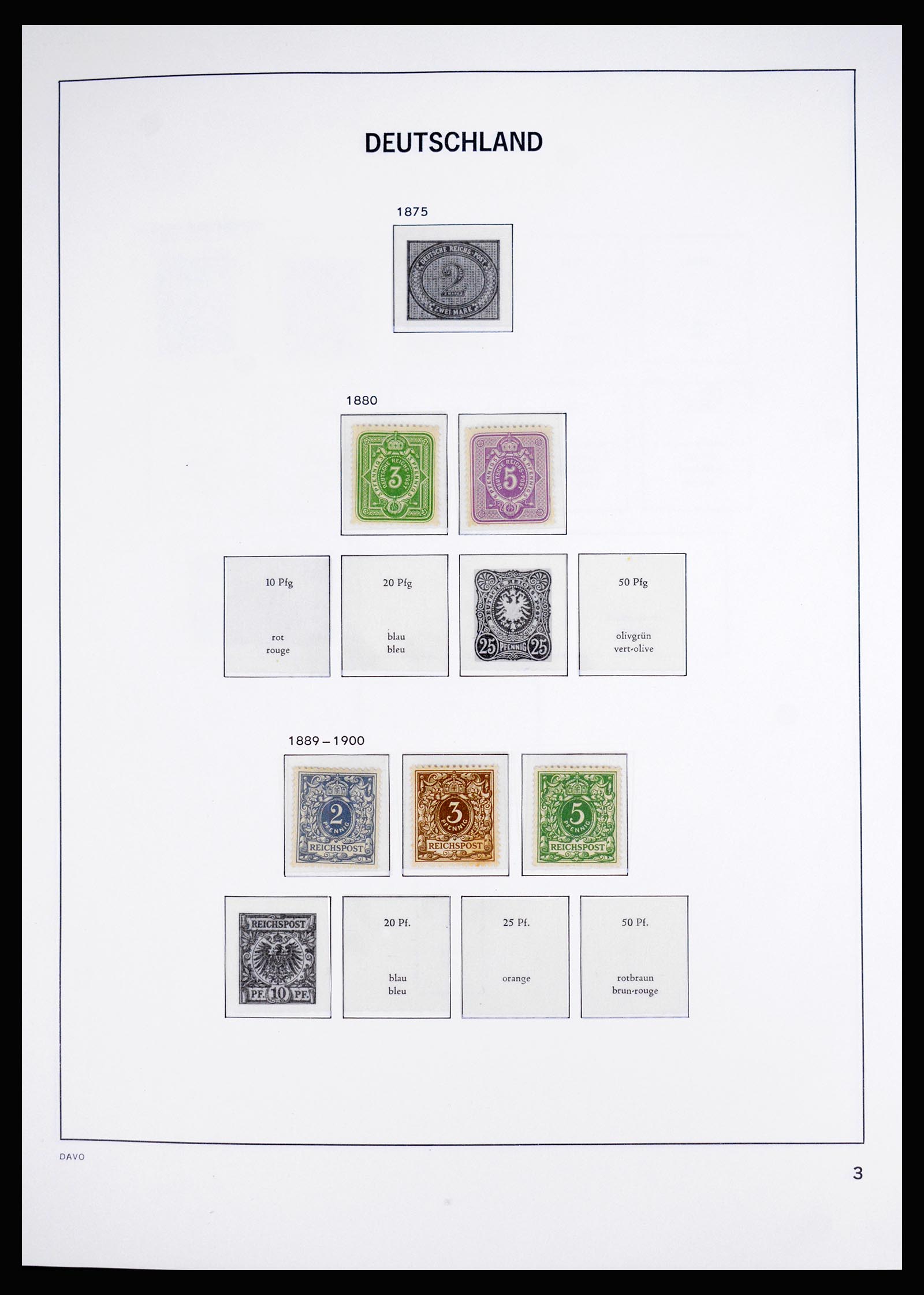 37099 001 - Postzegelverzameling 37099 Duitse Rijk 1880-1945.