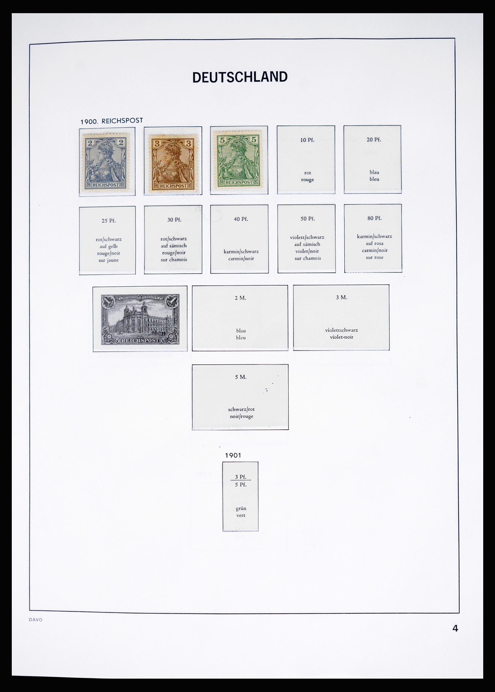 37099 002 - Postzegelverzameling 37099 Duitse Rijk 1880-1945.