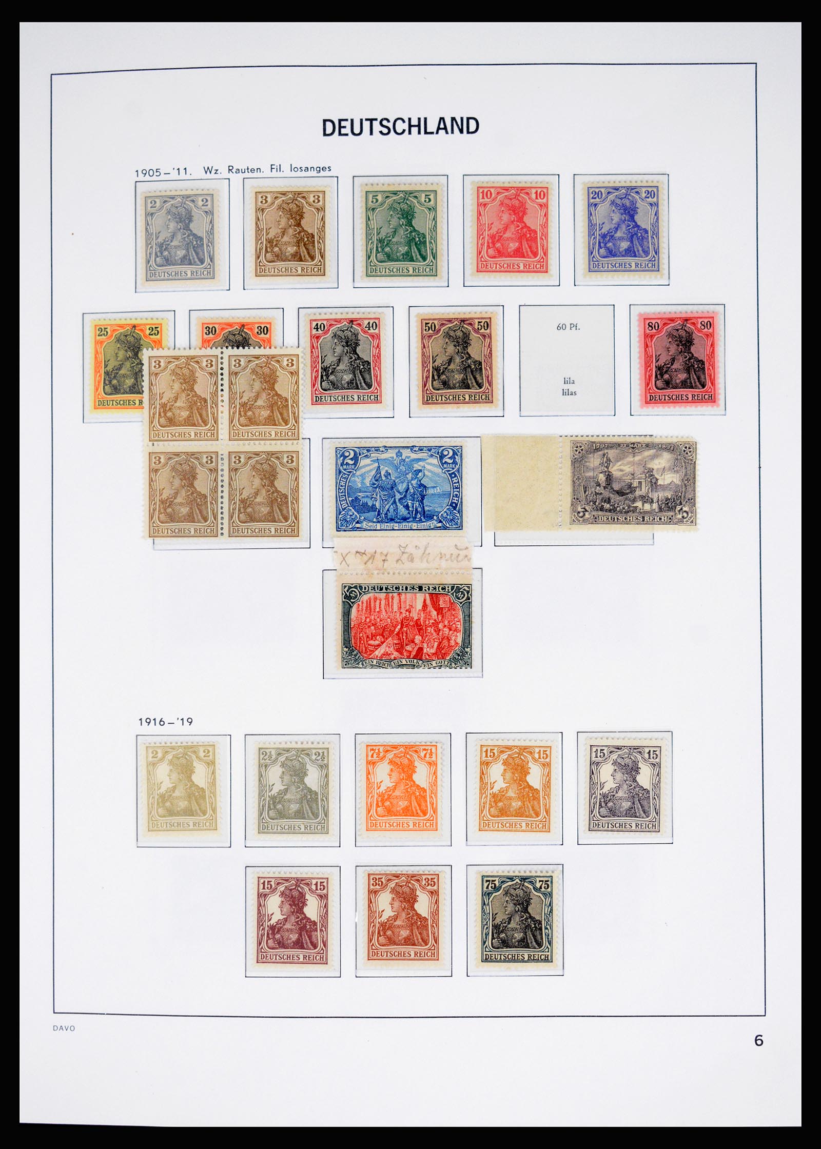 37099 004 - Postzegelverzameling 37099 Duitse Rijk 1880-1945.