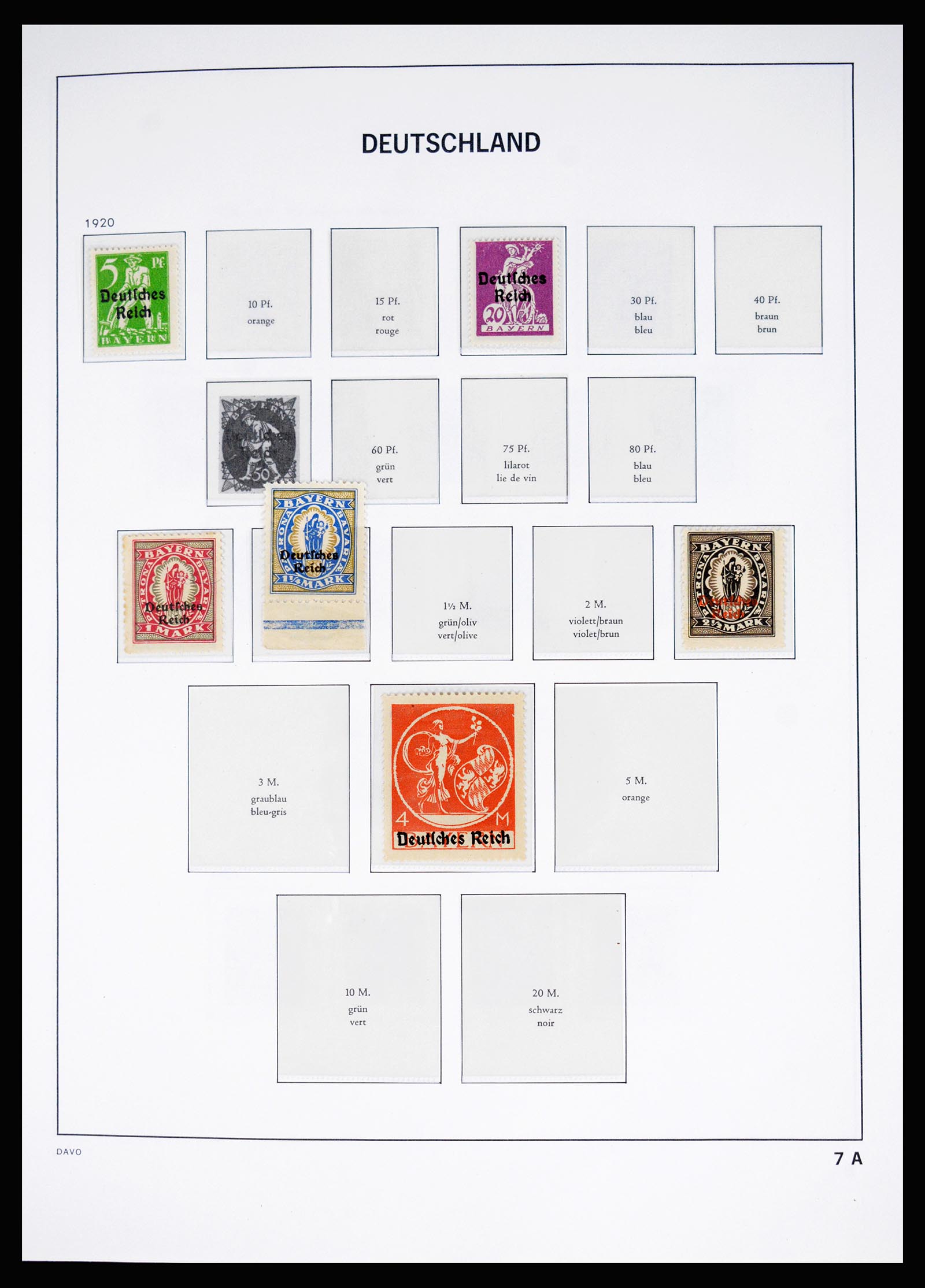 37099 006 - Postzegelverzameling 37099 Duitse Rijk 1880-1945.