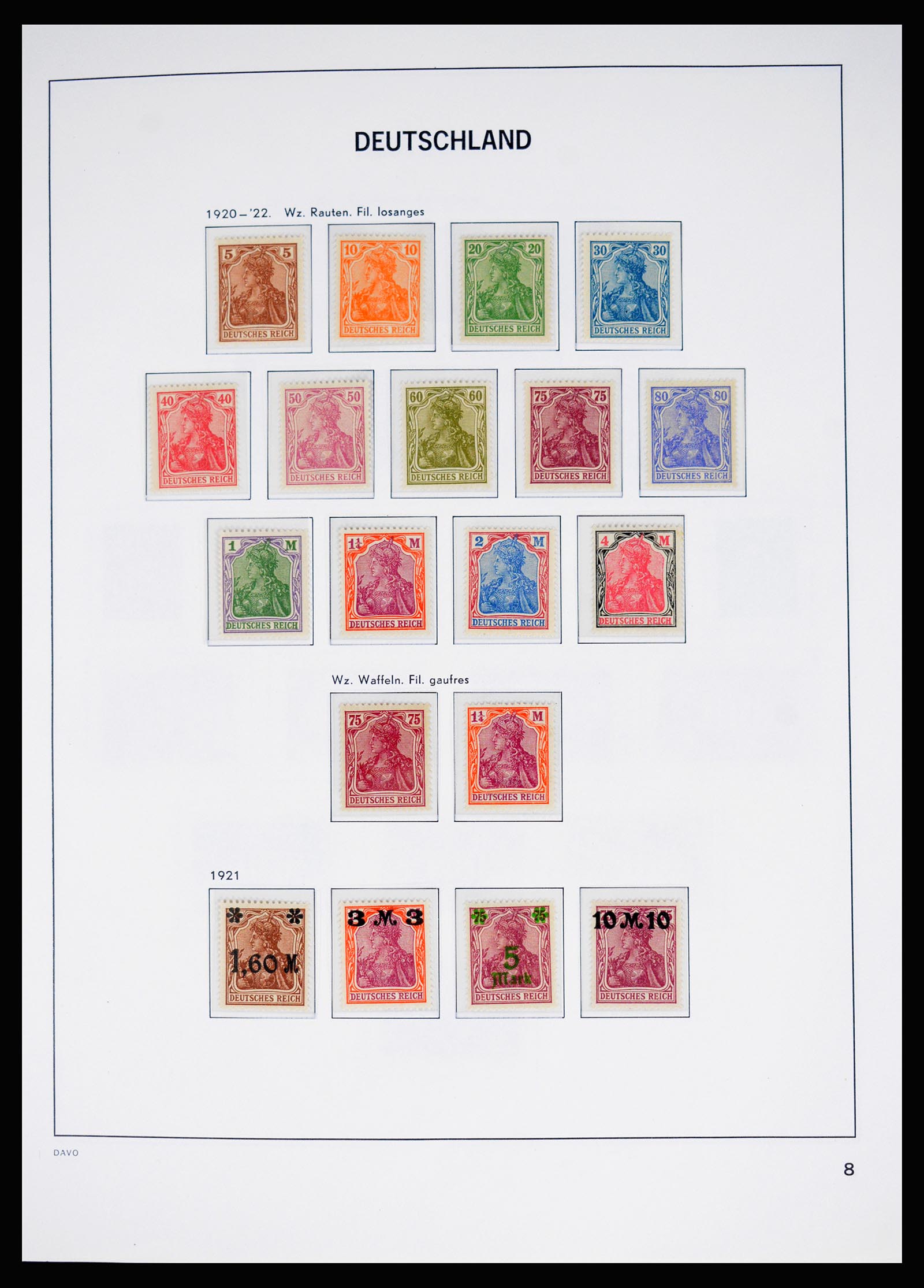 37099 007 - Postzegelverzameling 37099 Duitse Rijk 1880-1945.