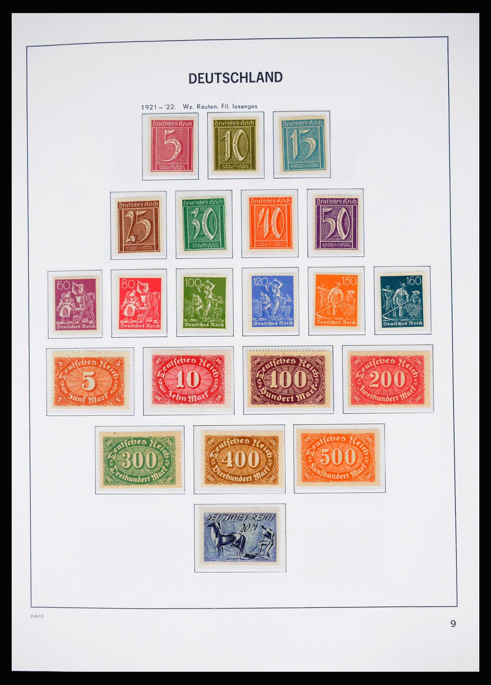37099 008 - Postzegelverzameling 37099 Duitse Rijk 1880-1945.