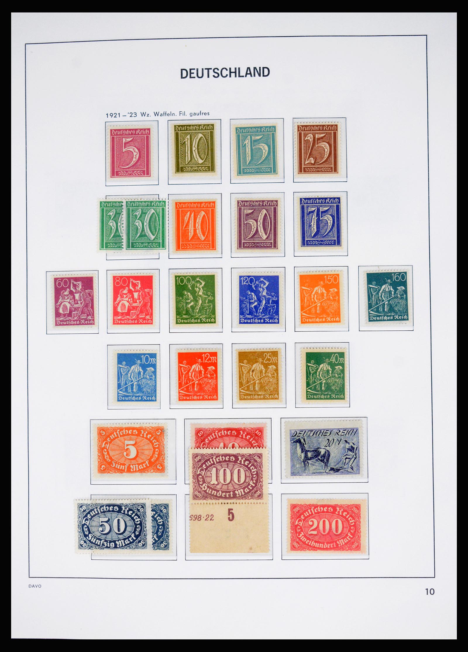 37099 009 - Postzegelverzameling 37099 Duitse Rijk 1880-1945.