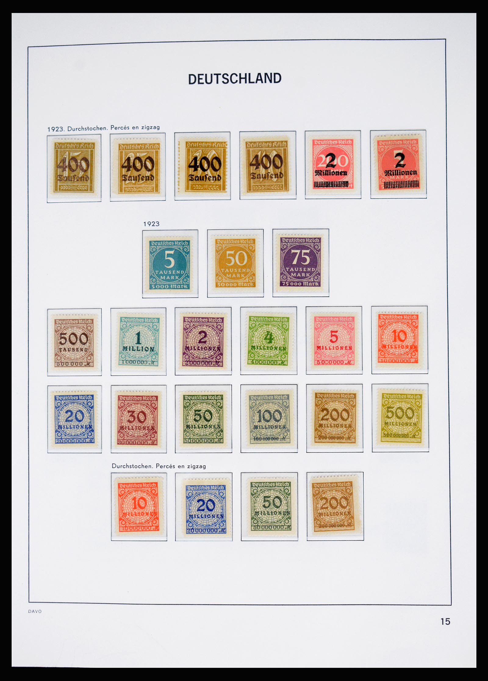 37099 013 - Postzegelverzameling 37099 Duitse Rijk 1880-1945.