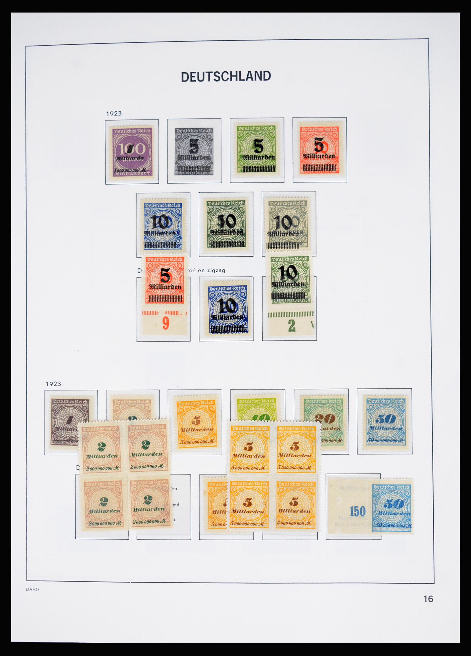 37099 014 - Postzegelverzameling 37099 Duitse Rijk 1880-1945.