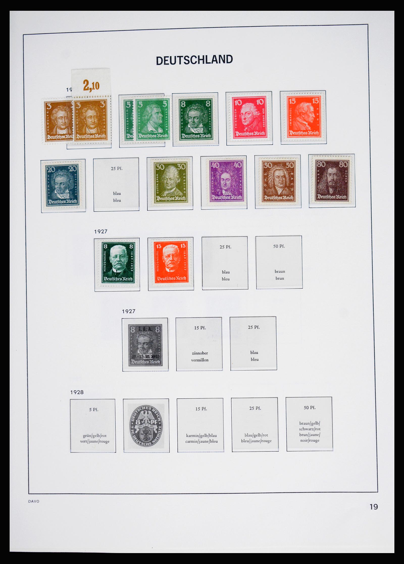 37099 017 - Postzegelverzameling 37099 Duitse Rijk 1880-1945.