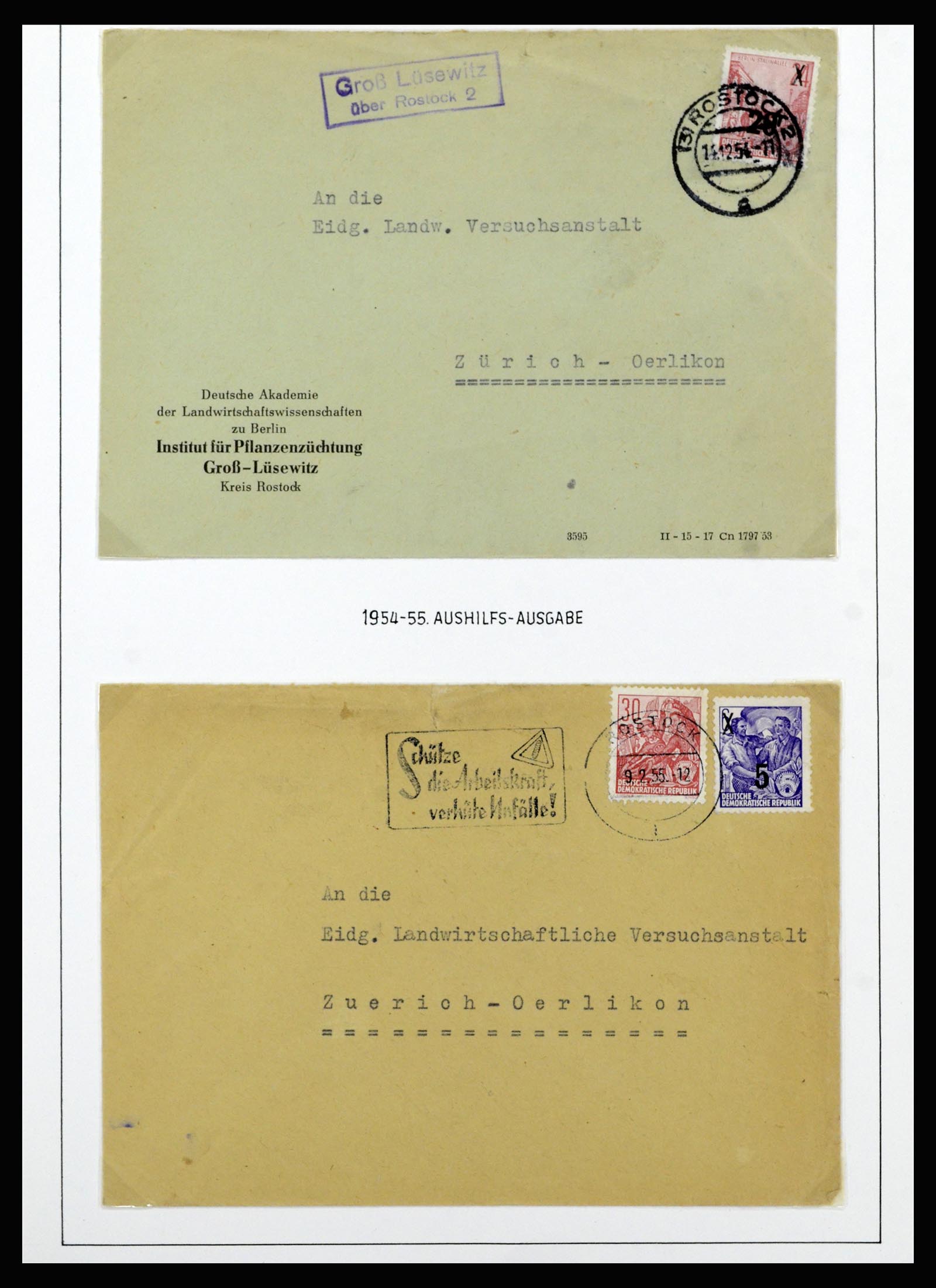 37101 003 - Stamp collection 37101 GDR 1954-1960.