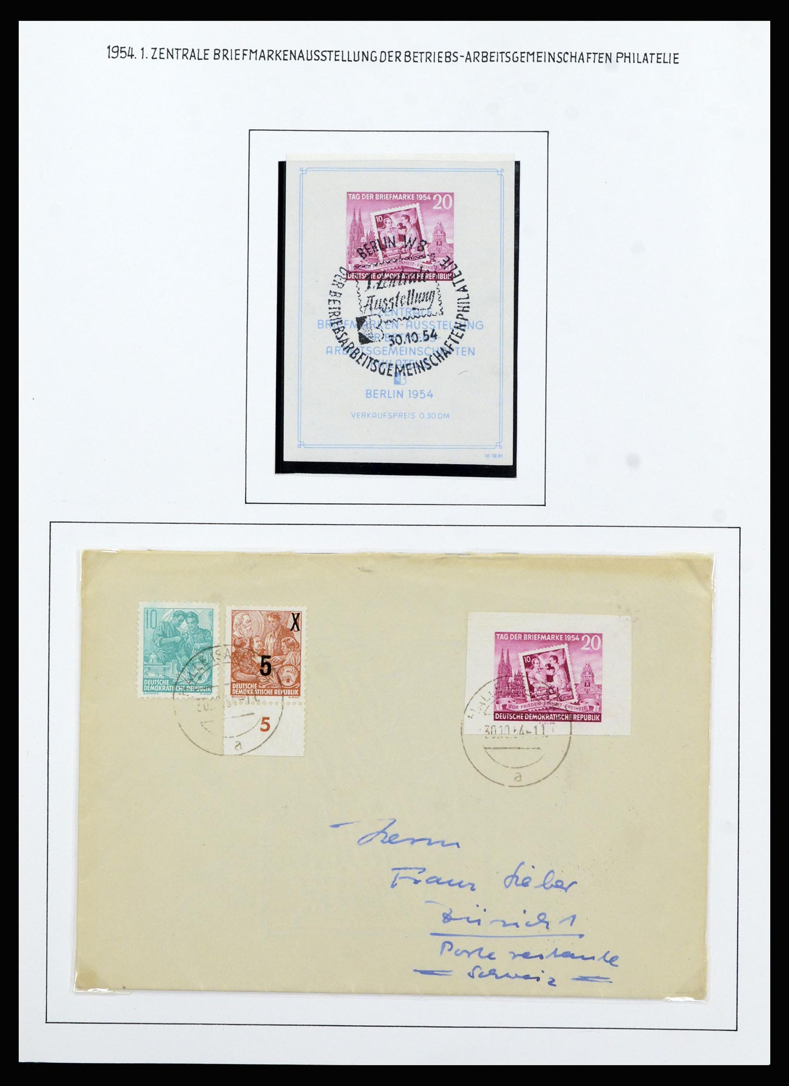 37101 007 - Postzegelverzameling 37101 DDR 1954-1960.