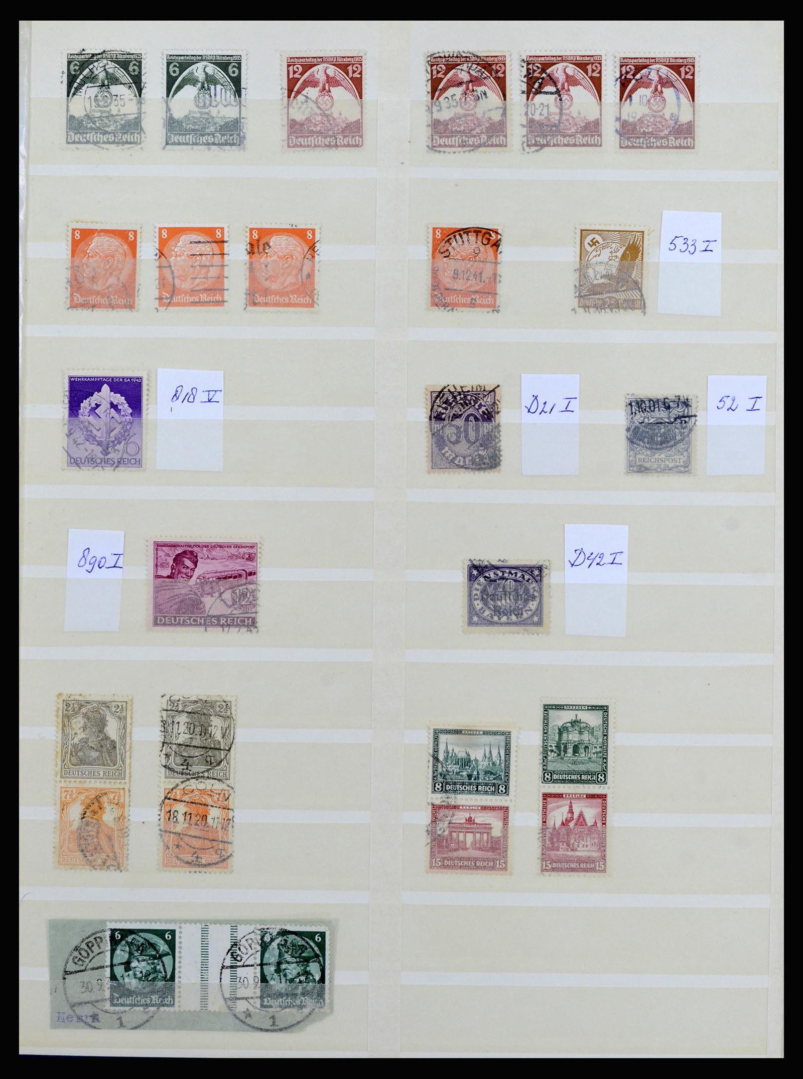 37102 019 - Postzegelverzameling 37102 Duitse Rijk 1872-1945.