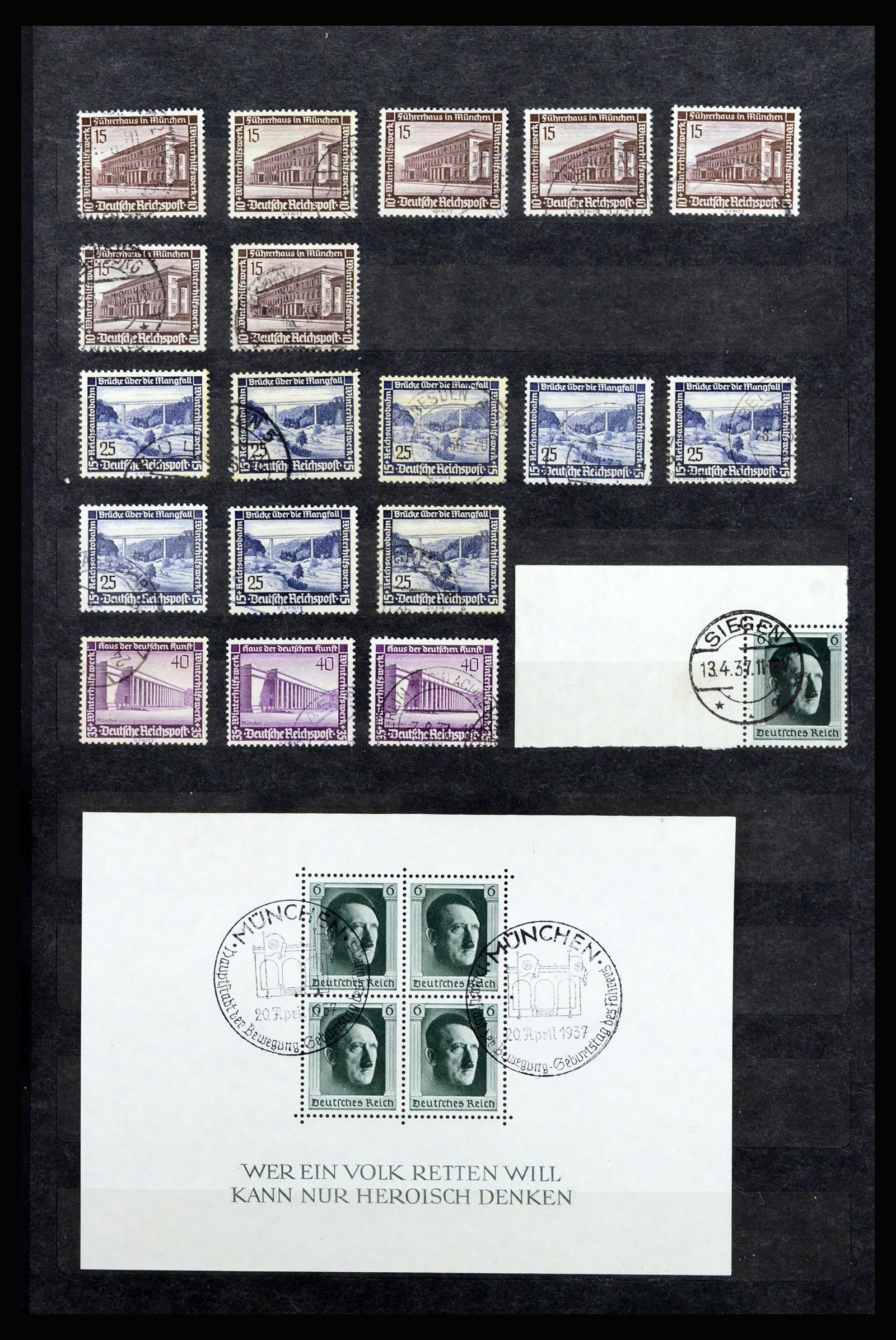 37102 048 - Postzegelverzameling 37102 Duitse Rijk 1872-1945.