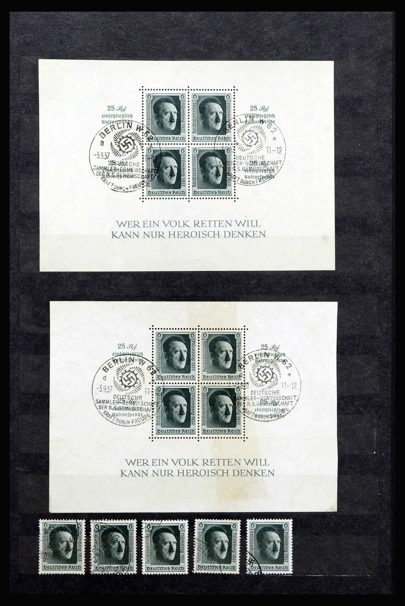 37102 053 - Postzegelverzameling 37102 Duitse Rijk 1872-1945.