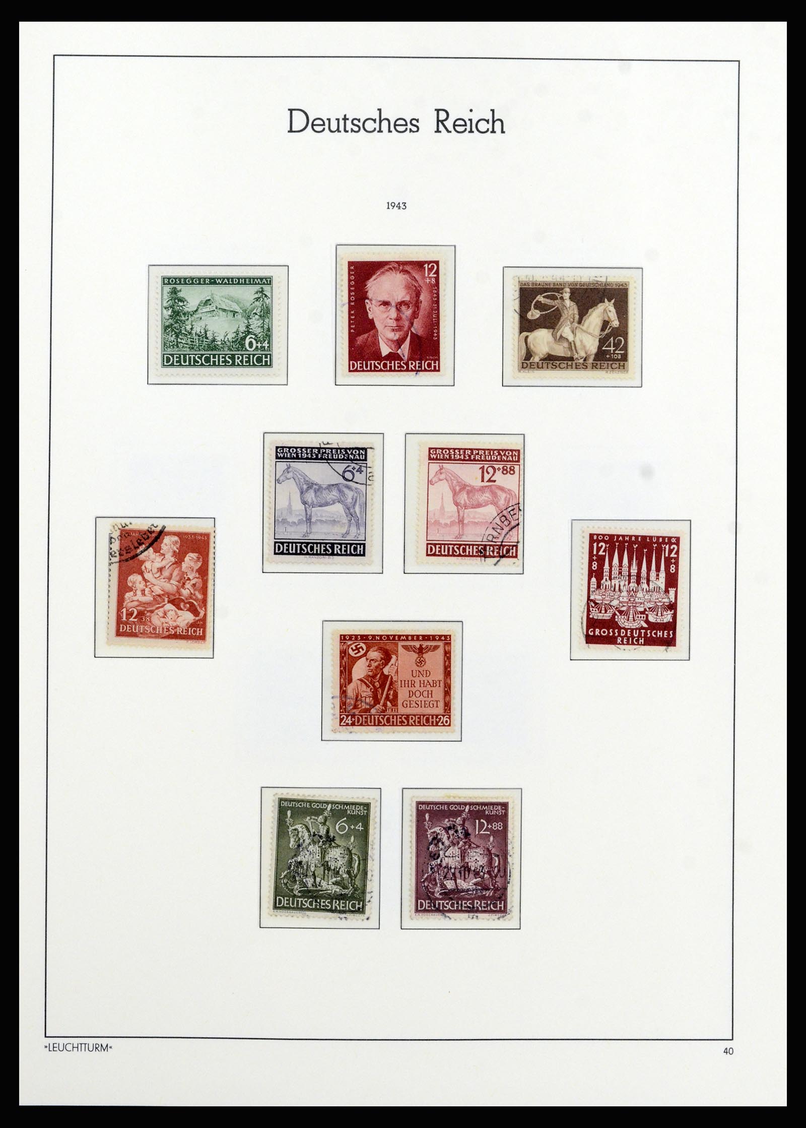 37102 101 - Postzegelverzameling 37102 Duitse Rijk 1872-1945.