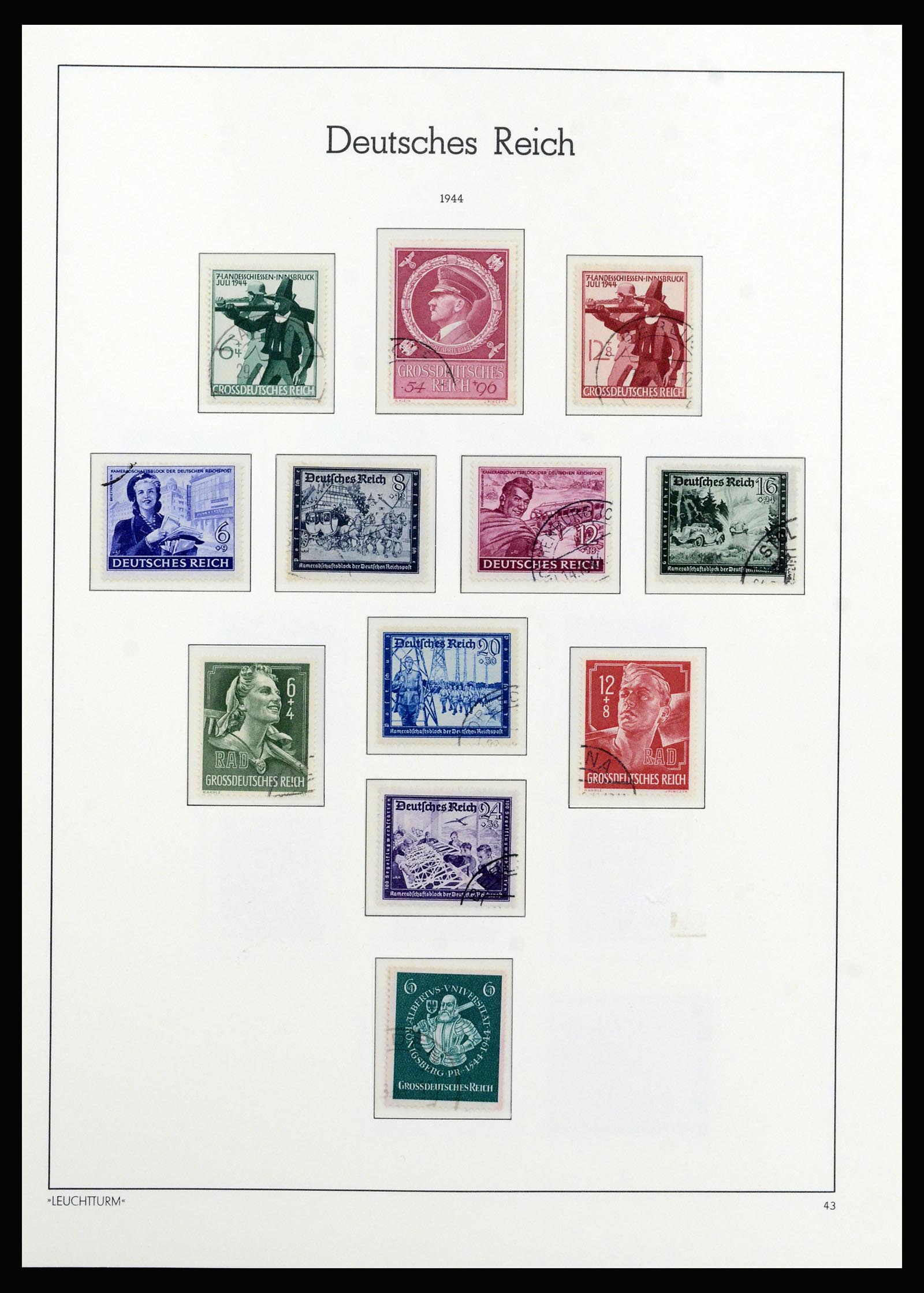 37102 104 - Postzegelverzameling 37102 Duitse Rijk 1872-1945.