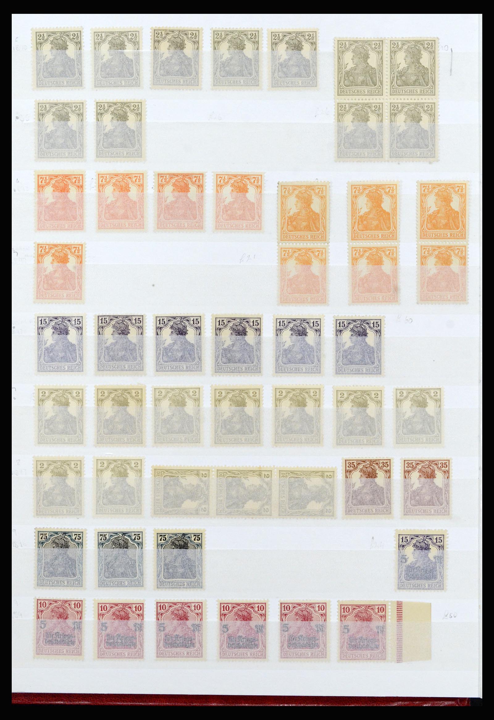 37103 002 - Stamp collection 37103 German Reich 1880-1945.