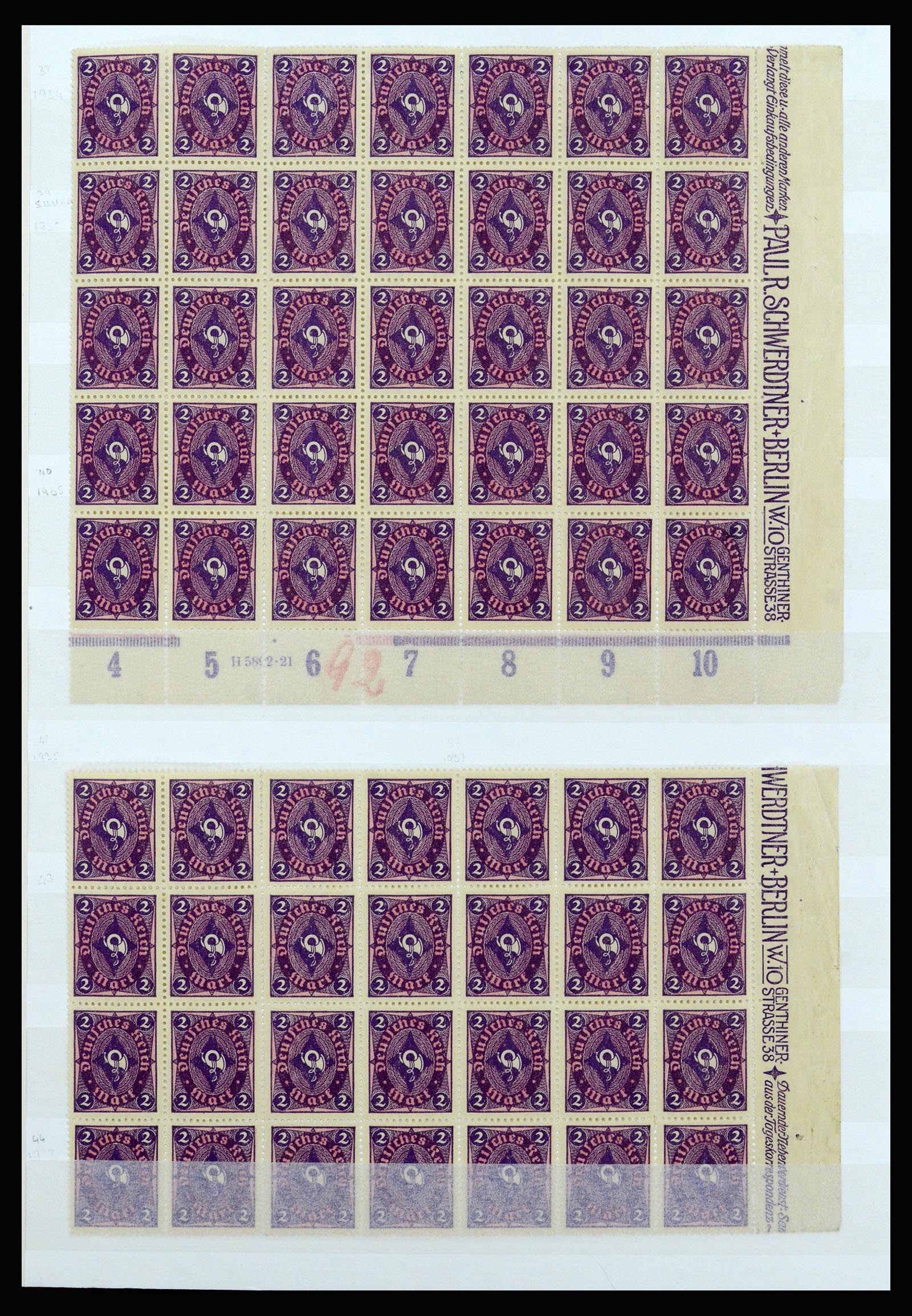 37103 006 - Postzegelverzameling 37103 Duitse Rijk 1880-1945.