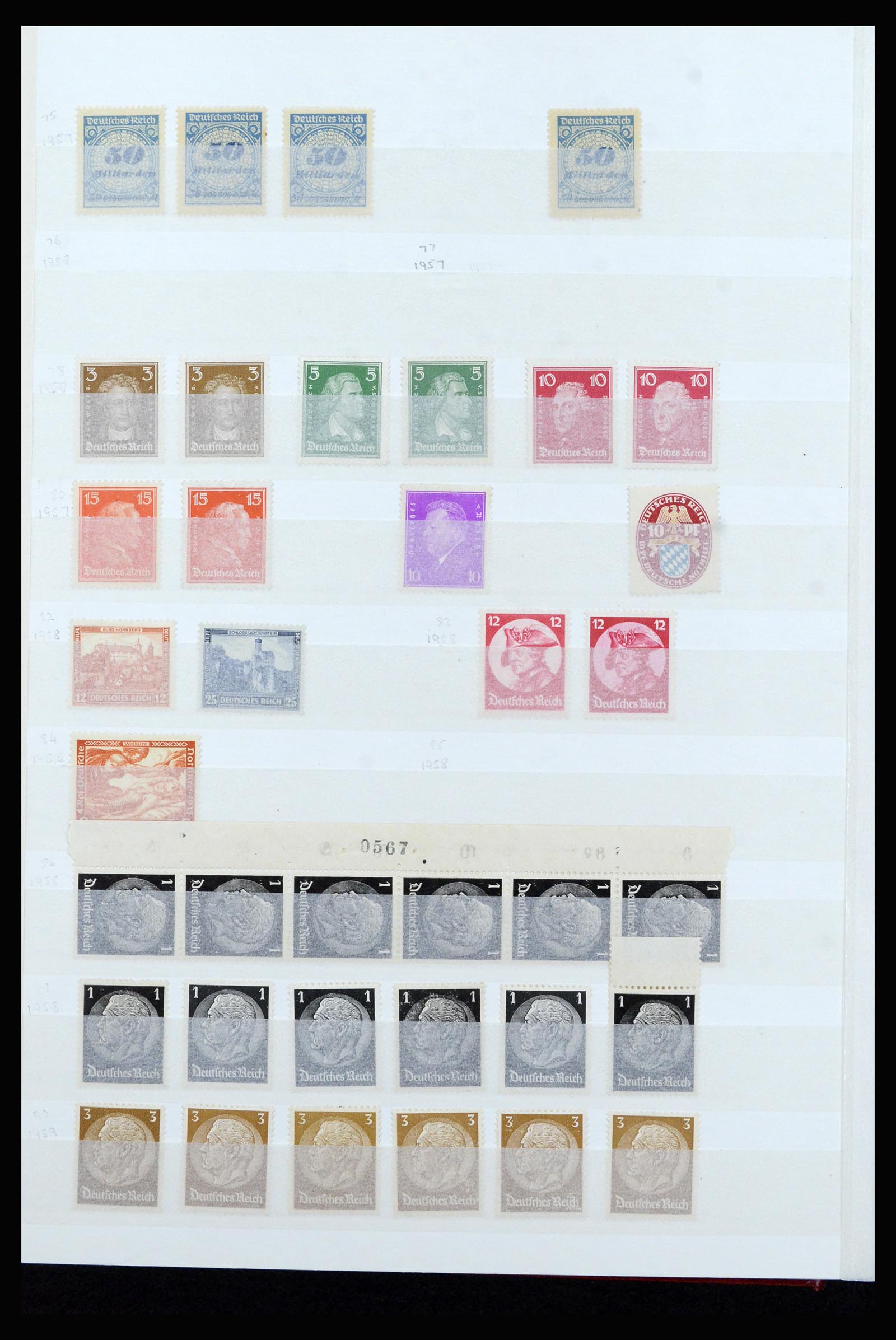 37103 010 - Postzegelverzameling 37103 Duitse Rijk 1880-1945.