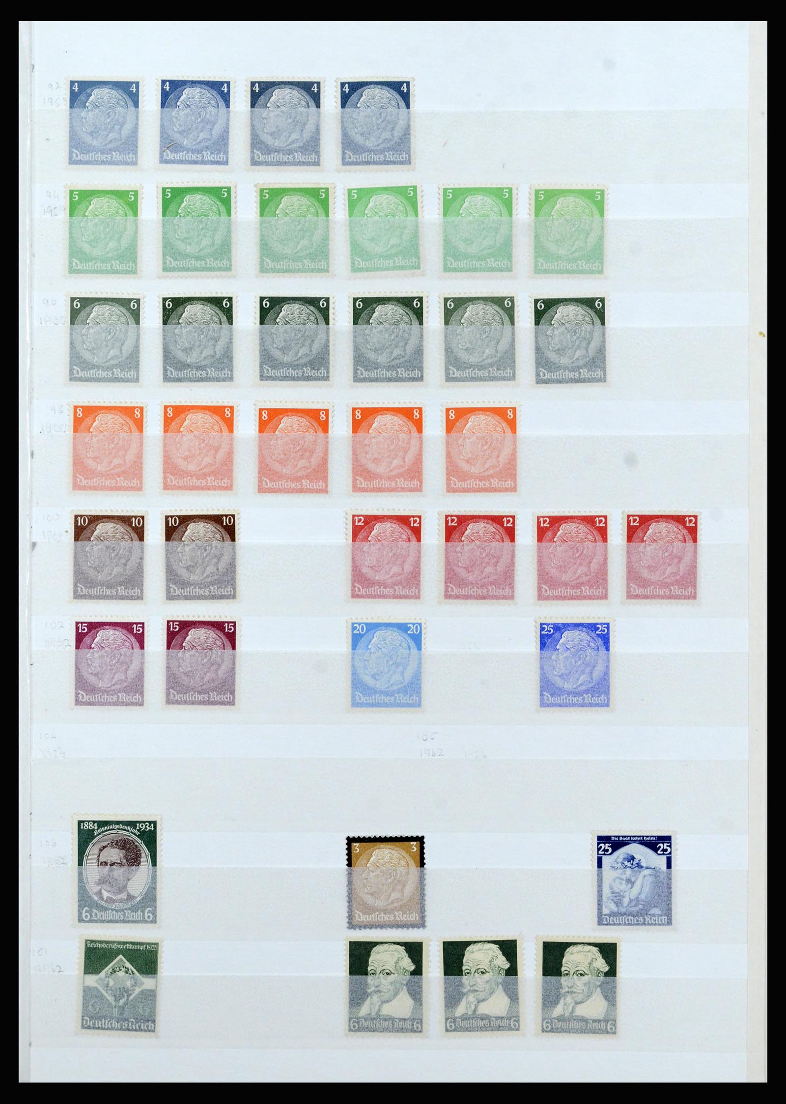 37103 011 - Postzegelverzameling 37103 Duitse Rijk 1880-1945.
