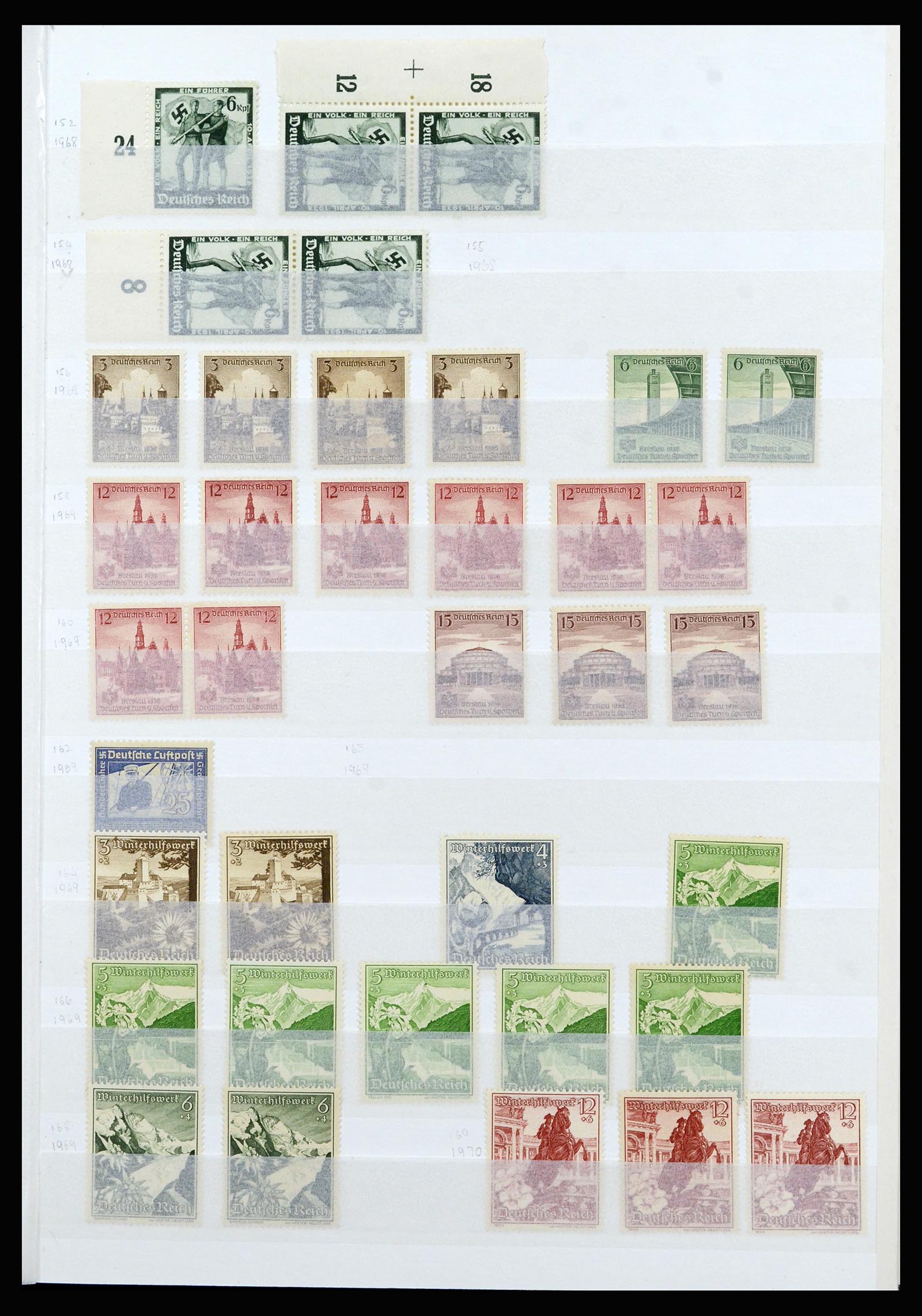 37103 015 - Postzegelverzameling 37103 Duitse Rijk 1880-1945.