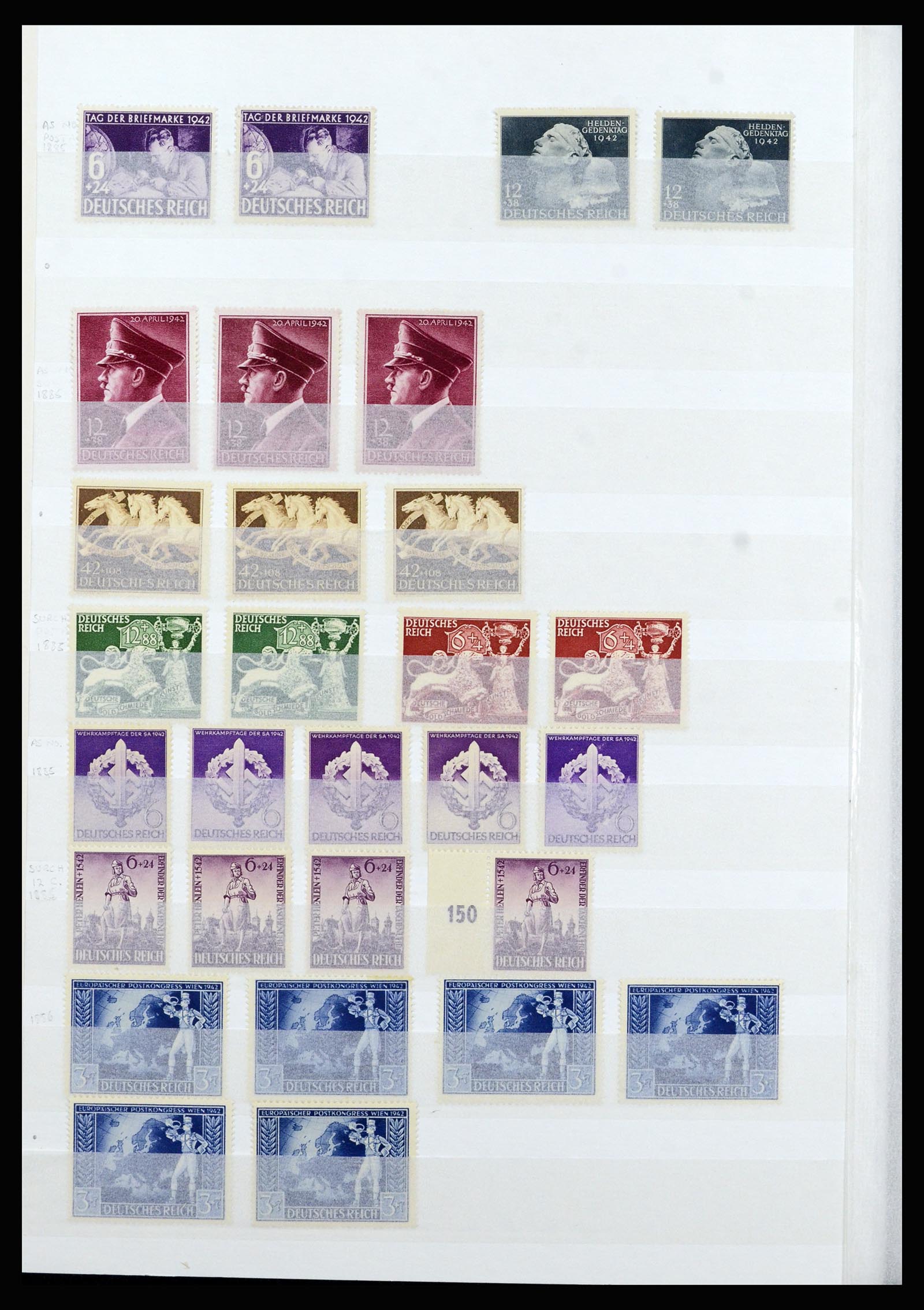 37103 022 - Postzegelverzameling 37103 Duitse Rijk 1880-1945.