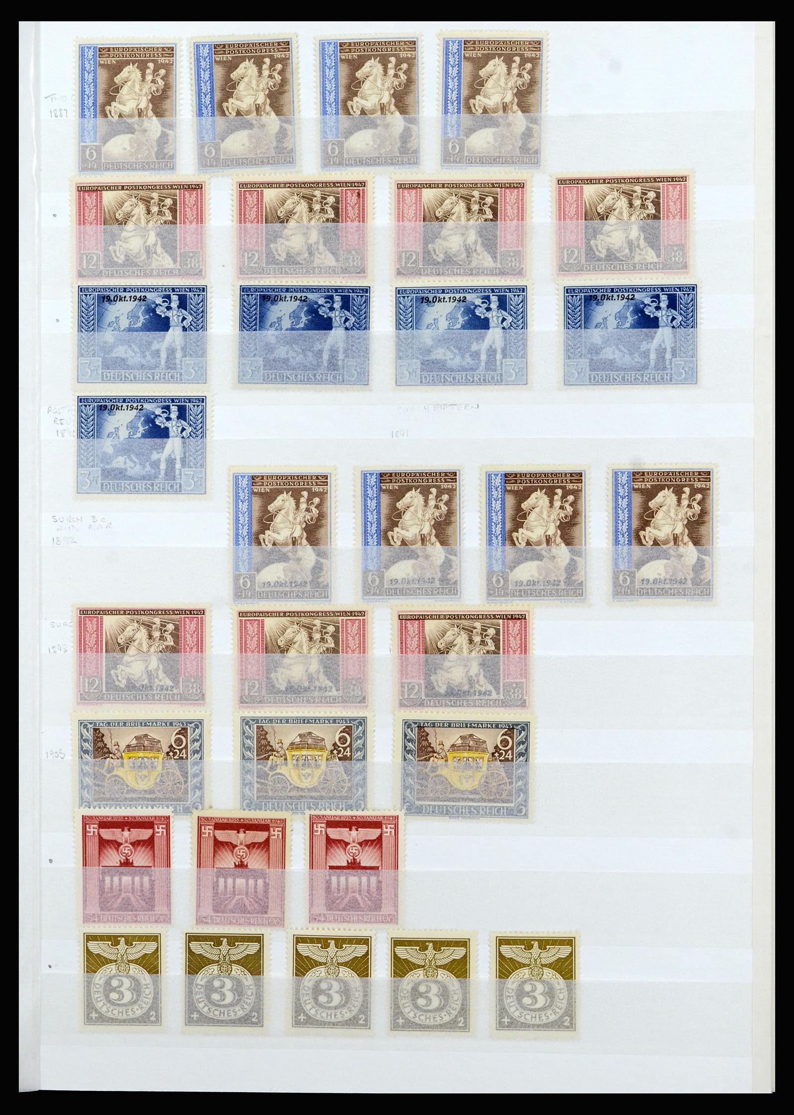 37103 023 - Stamp collection 37103 German Reich 1880-1945.