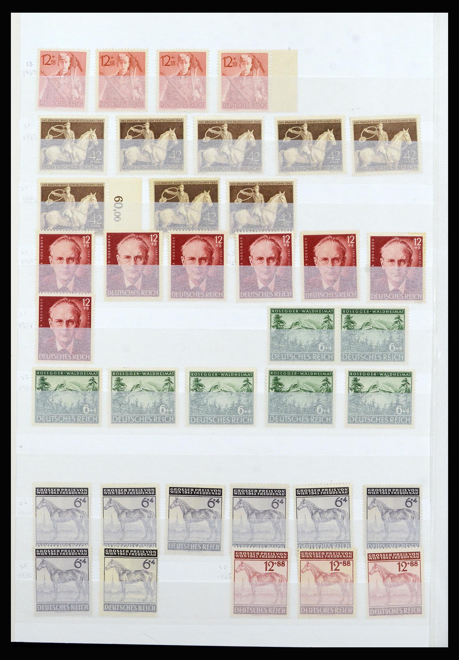 37103 028 - Postzegelverzameling 37103 Duitse Rijk 1880-1945.