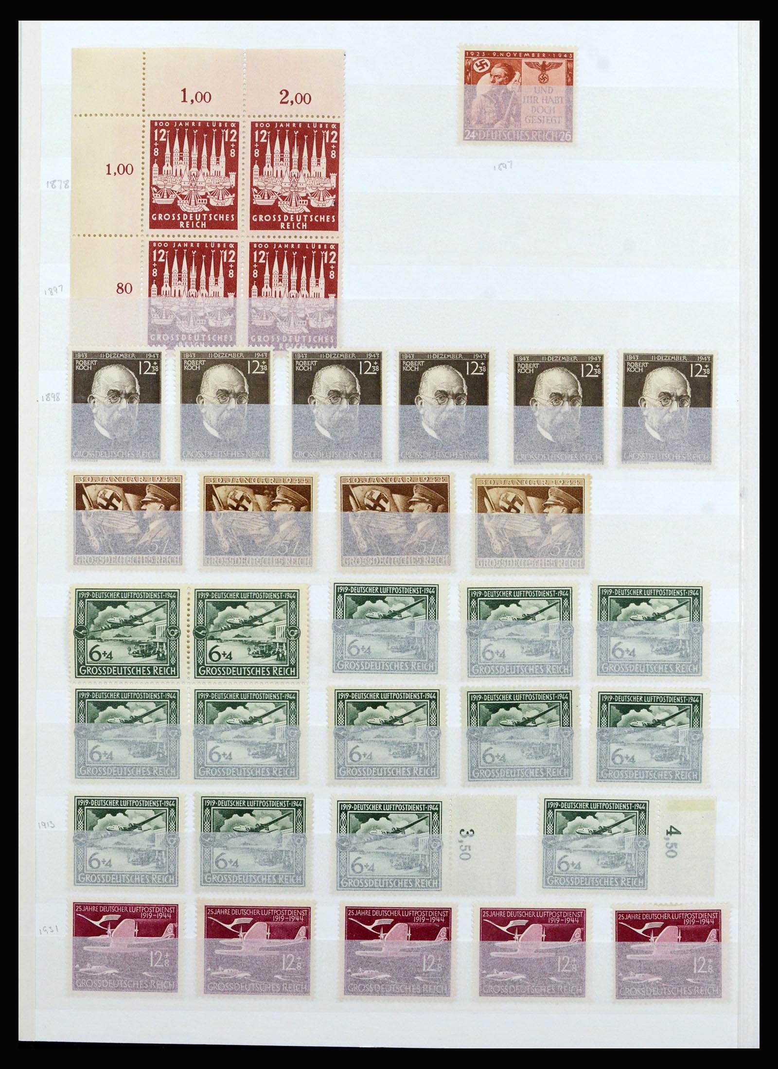 37103 030 - Postzegelverzameling 37103 Duitse Rijk 1880-1945.