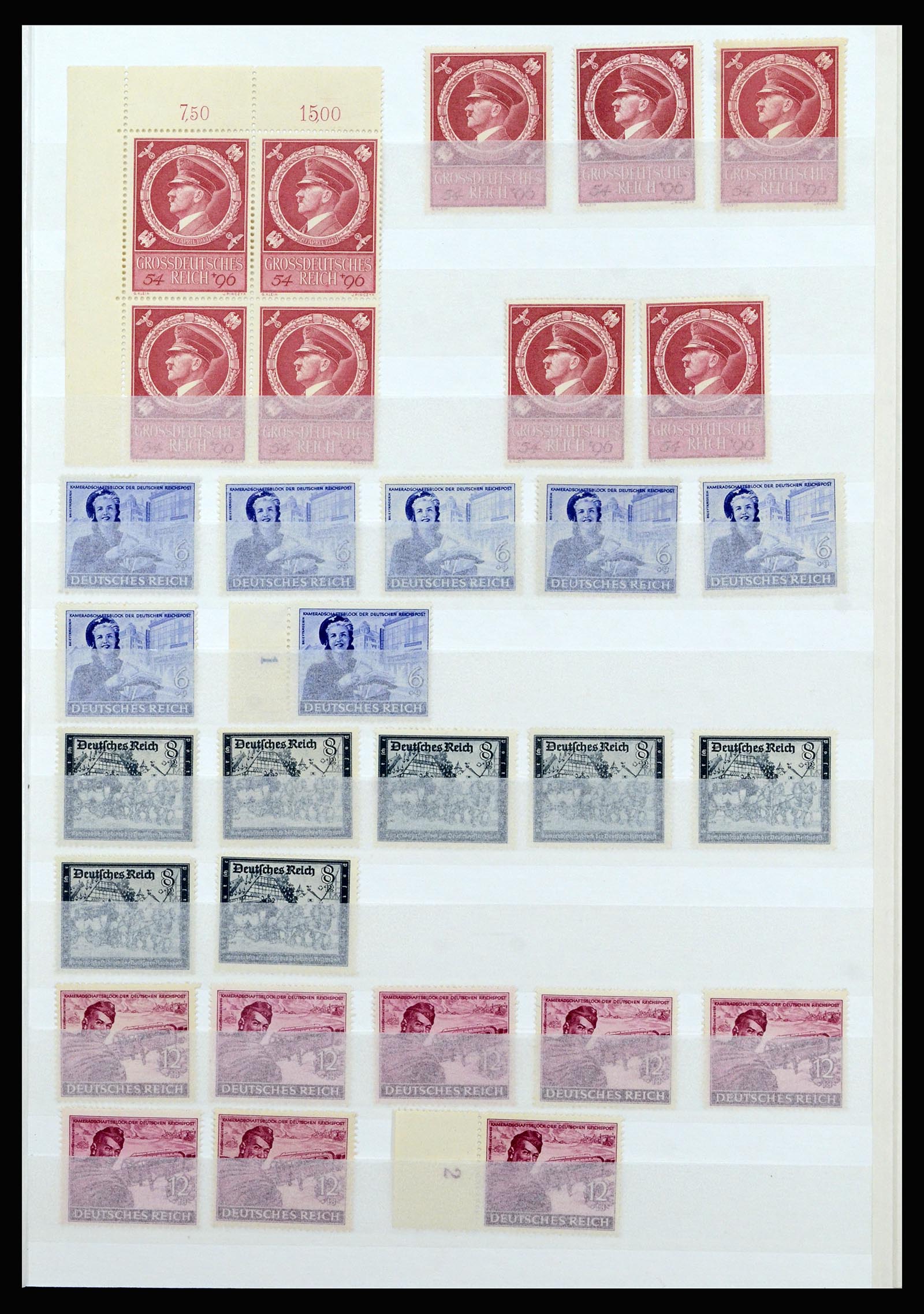 37103 037 - Postzegelverzameling 37103 Duitse Rijk 1880-1945.