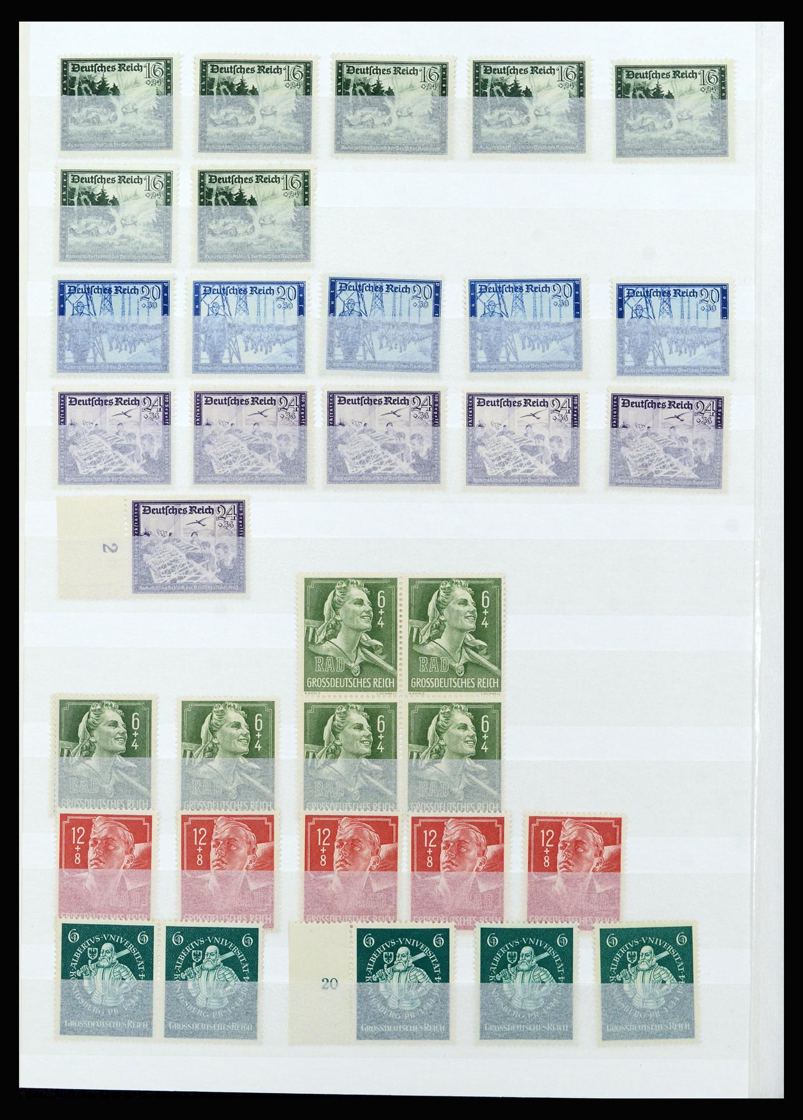 37103 038 - Postzegelverzameling 37103 Duitse Rijk 1880-1945.