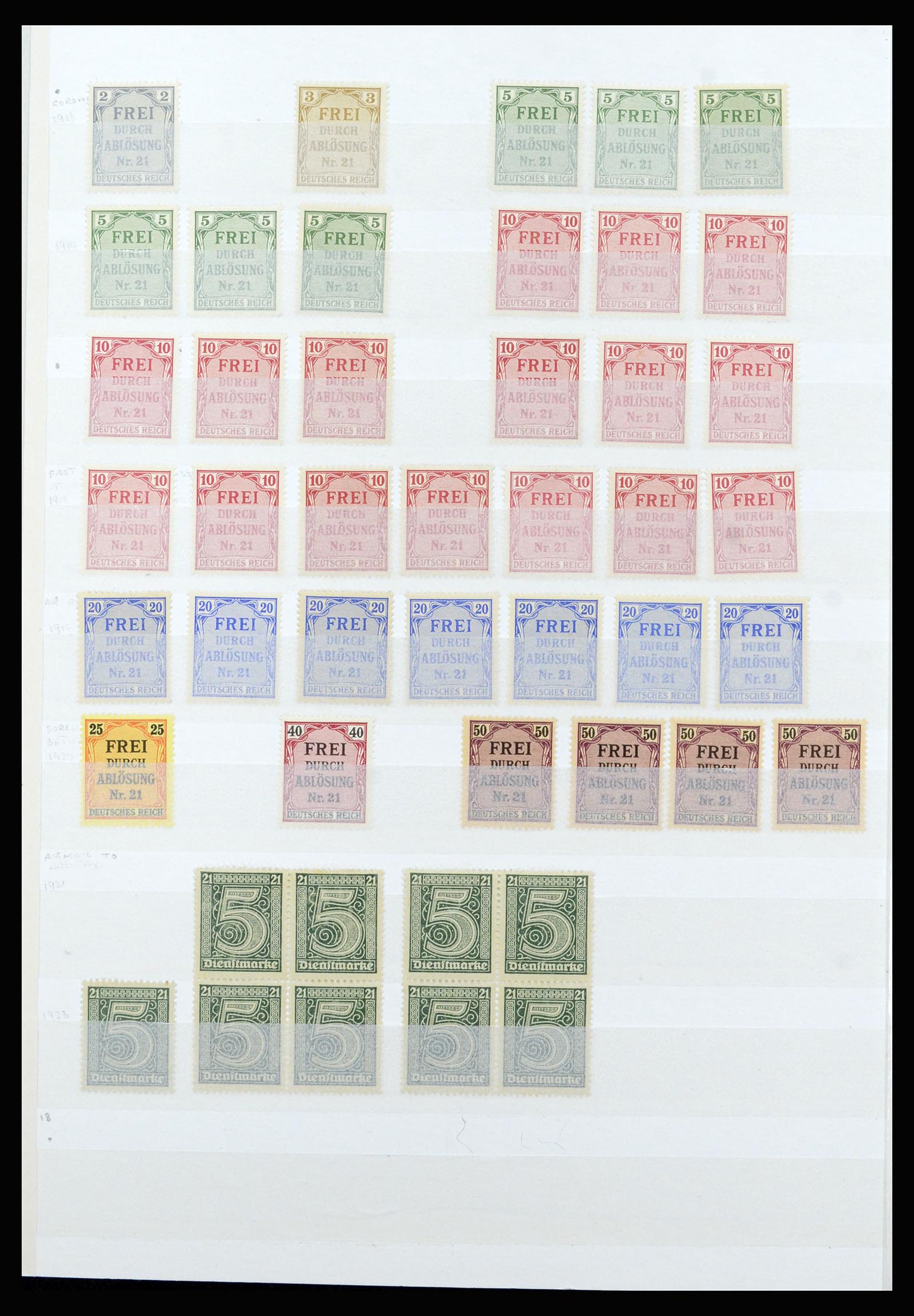 37103 046 - Stamp collection 37103 German Reich 1880-1945.
