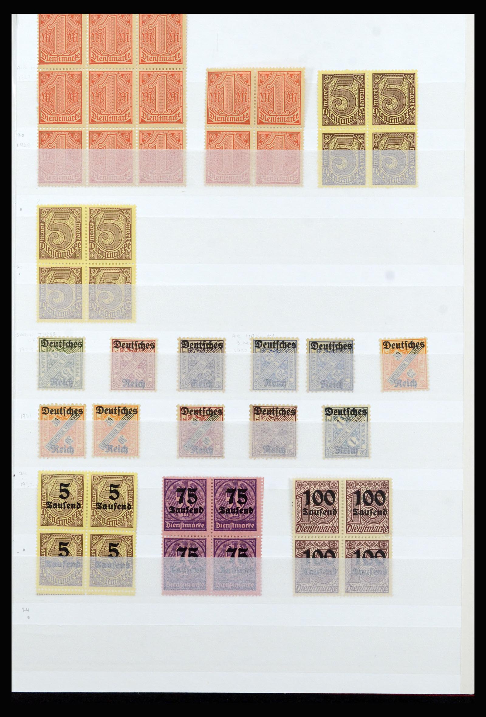 37103 047 - Postzegelverzameling 37103 Duitse Rijk 1880-1945.