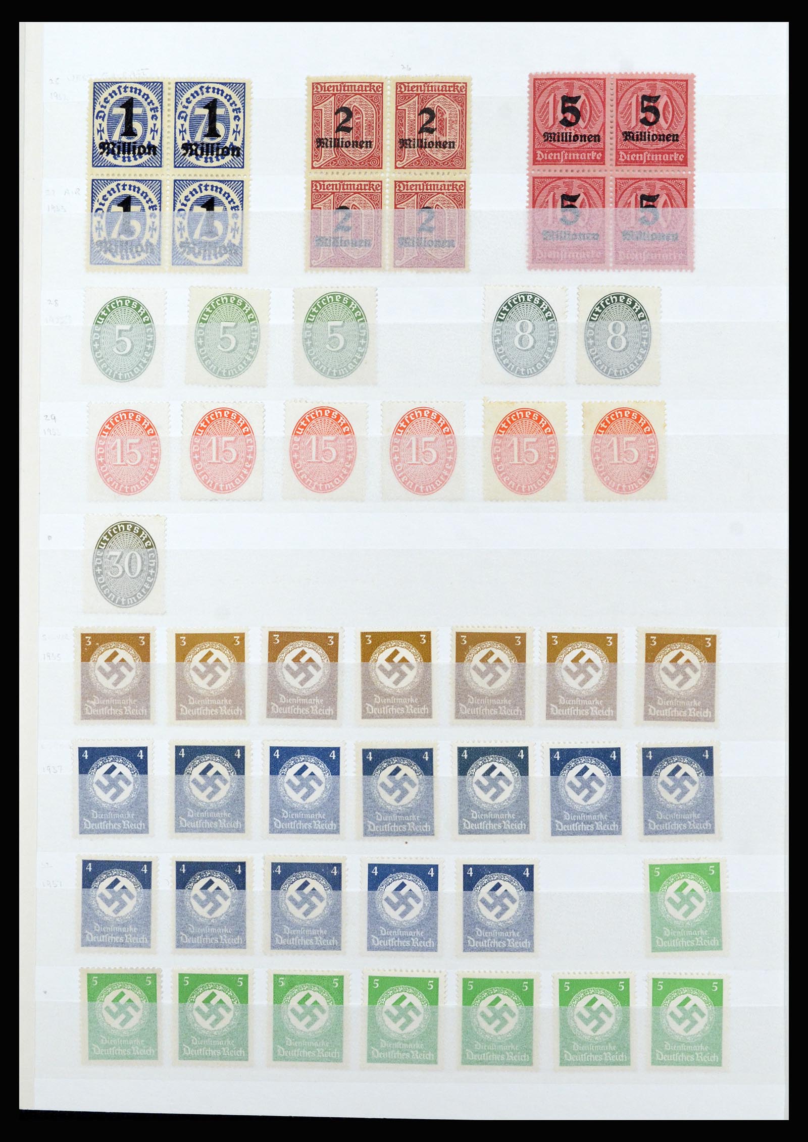 37103 048 - Postzegelverzameling 37103 Duitse Rijk 1880-1945.